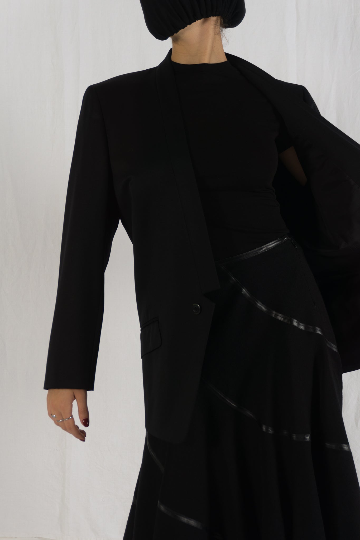 Issey miyake a/w 2002 shawl lapel jacket