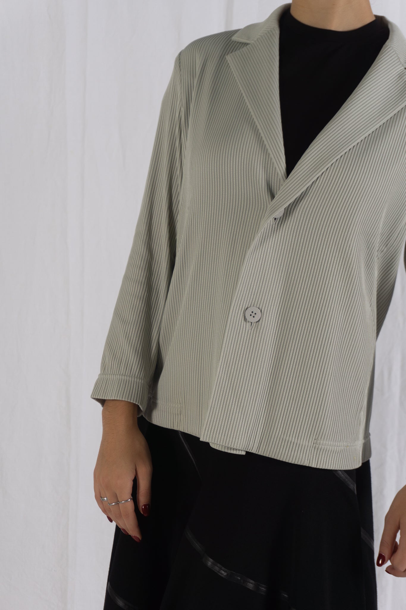 Issey miyake a/w 2016 plissé jacket