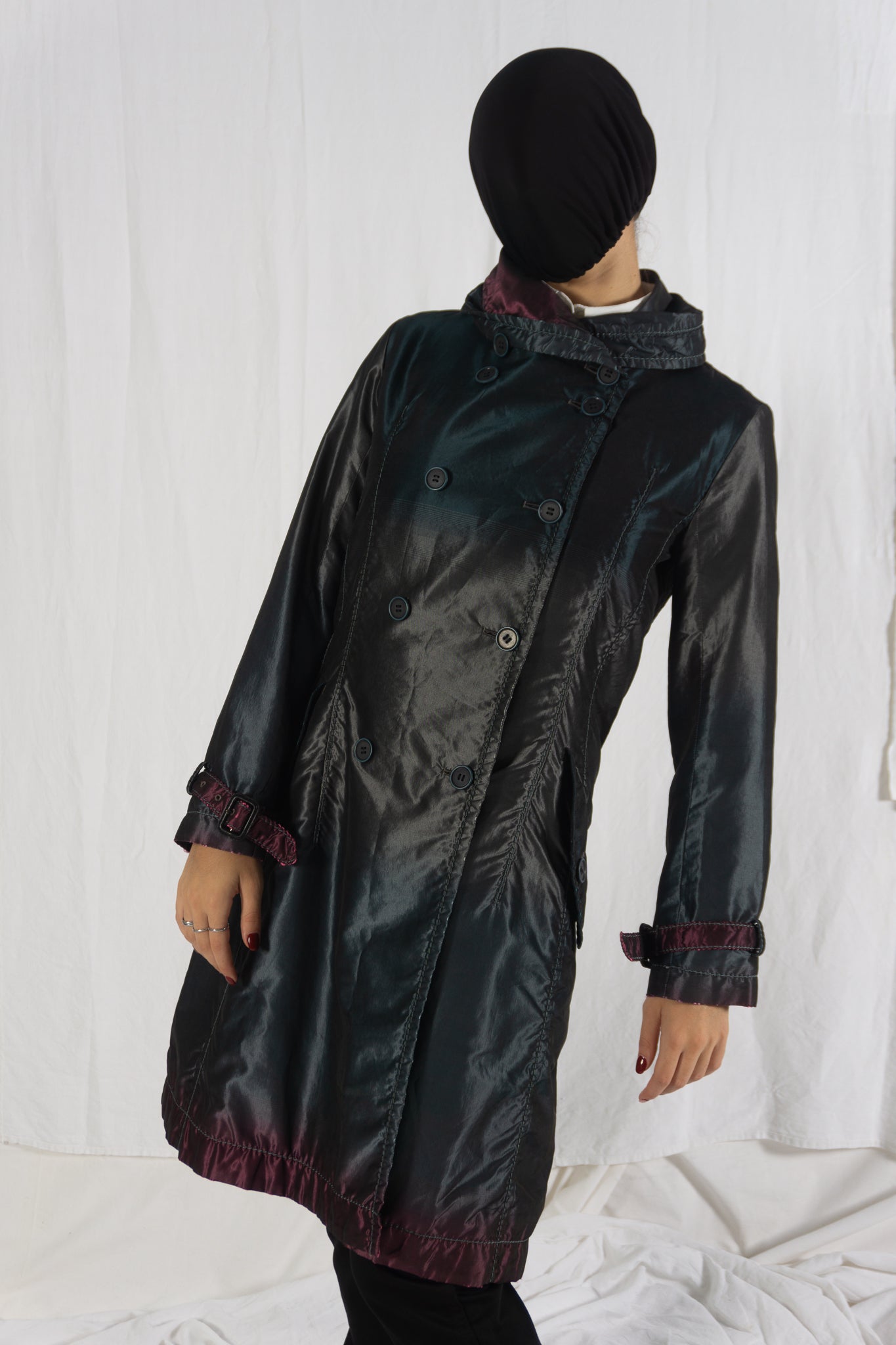 Issey miyake a/w 2009 gradient long jacket
