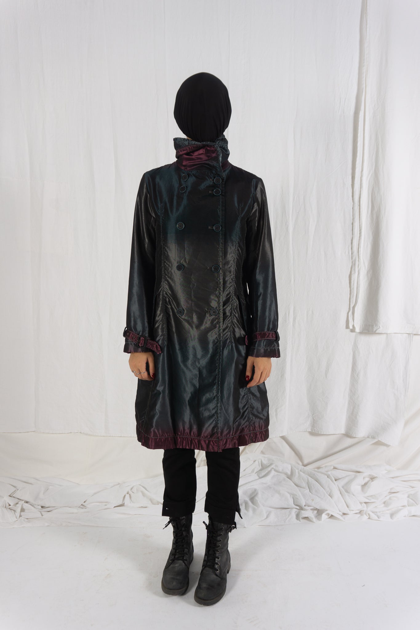 Issey miyake a/w 2009 gradient long jacket