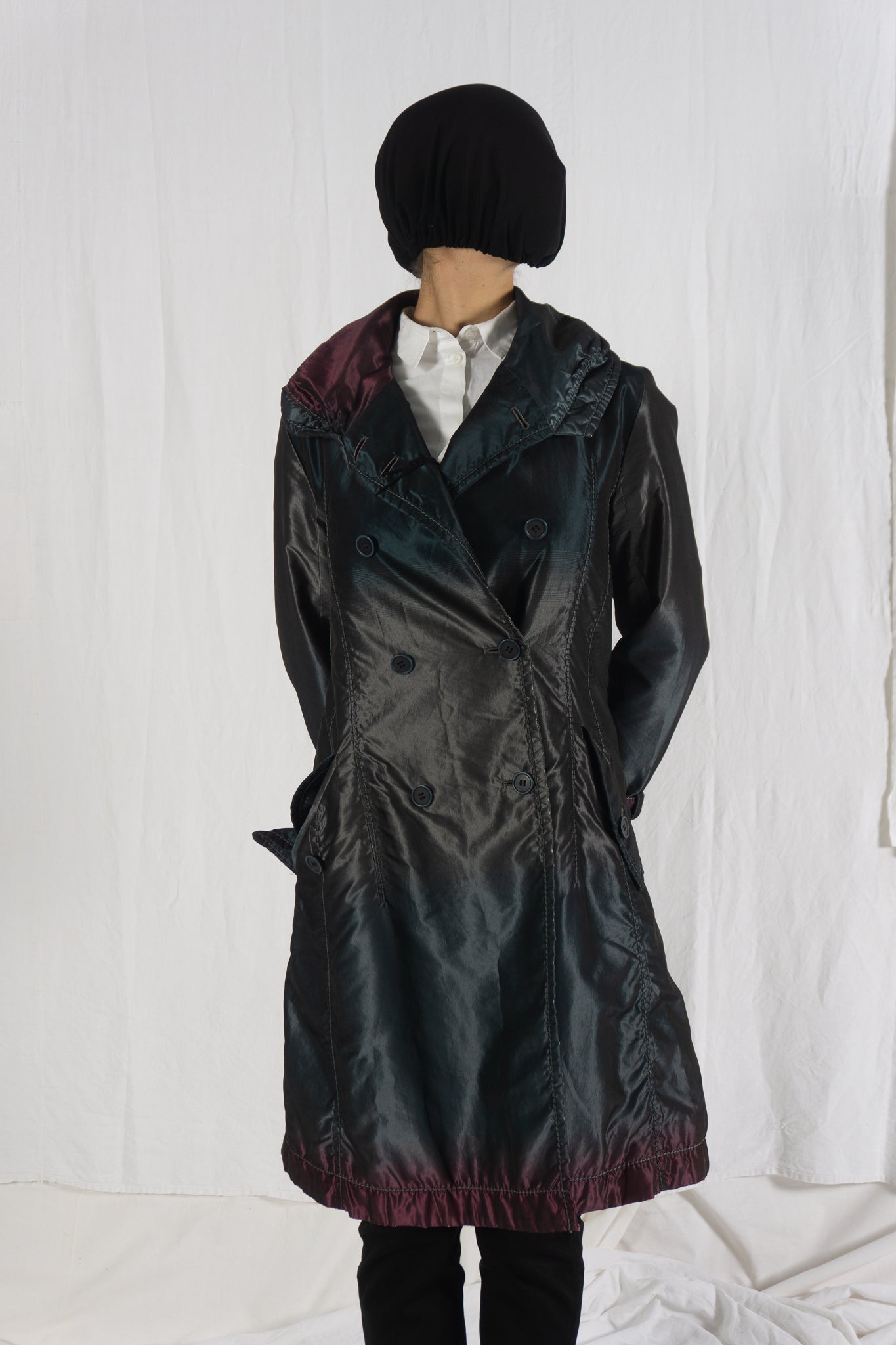Issey miyake a/w 2009 gradient long jacket