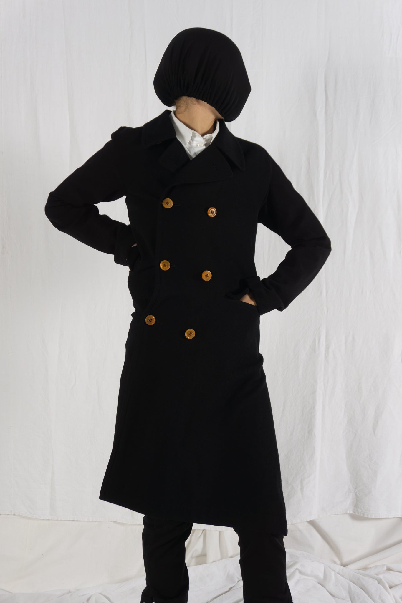 Comme des garçons a/w 2002 asymmetric coat