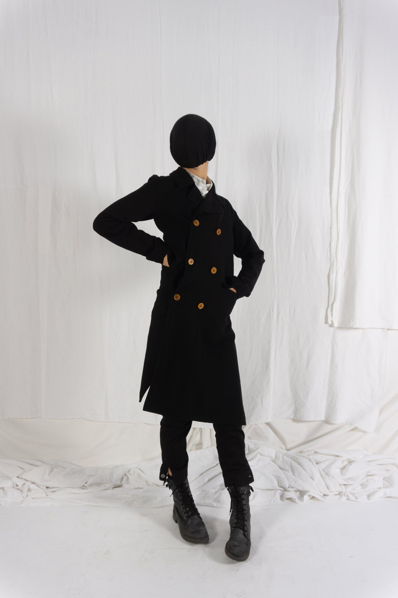 Comme des garçons a/w 2002 asymmetric coat