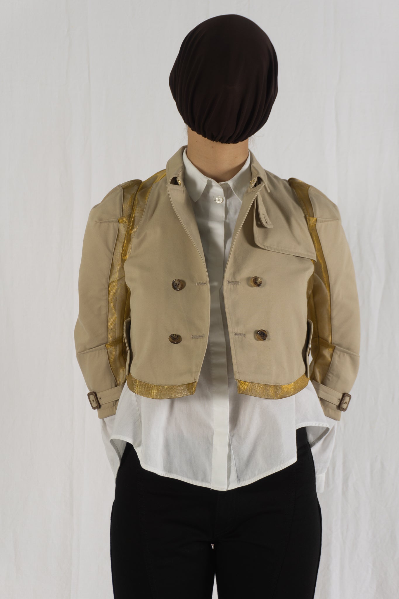 Undercover jun takahashi s/s 2015 cropped trench