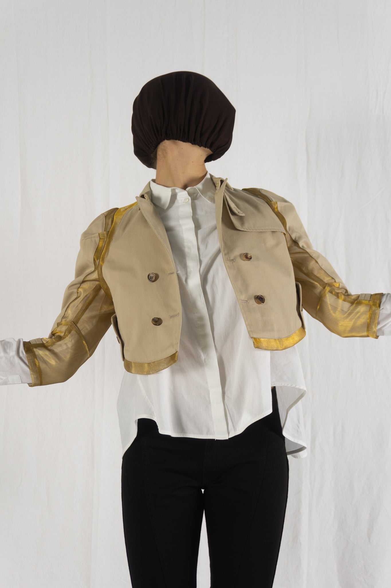 Undercover jun takahashi s/s 2015 cropped trench