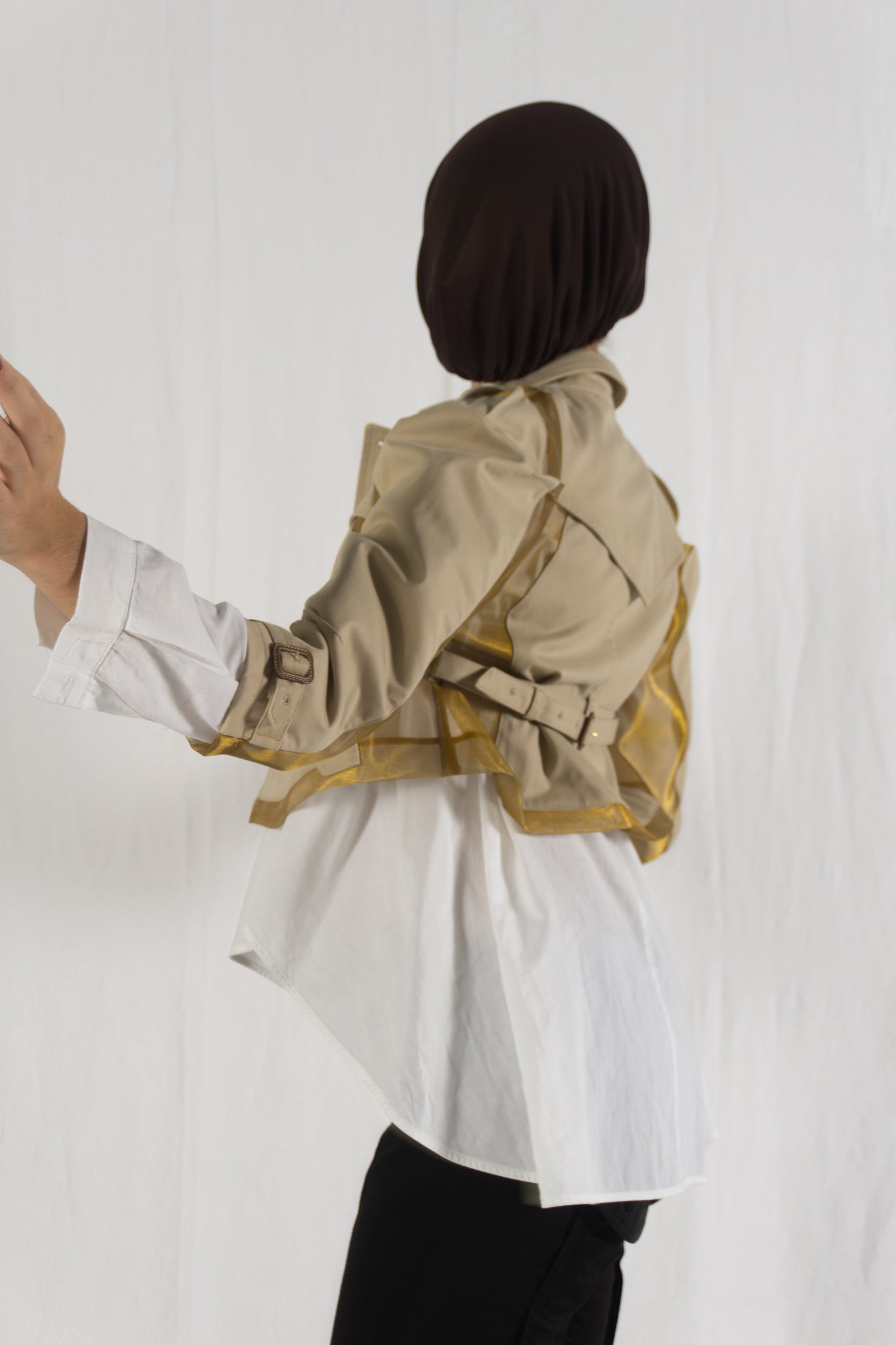 Undercover jun takahashi s/s 2015 cropped trench