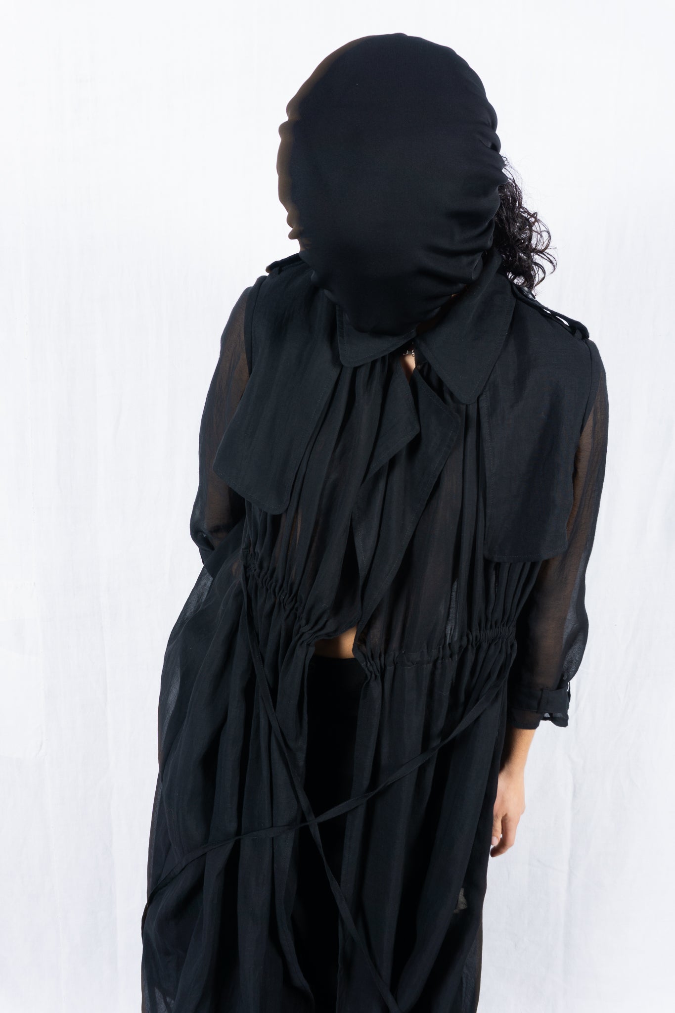 Mihara yasuhiro 2000s transparent trench coat