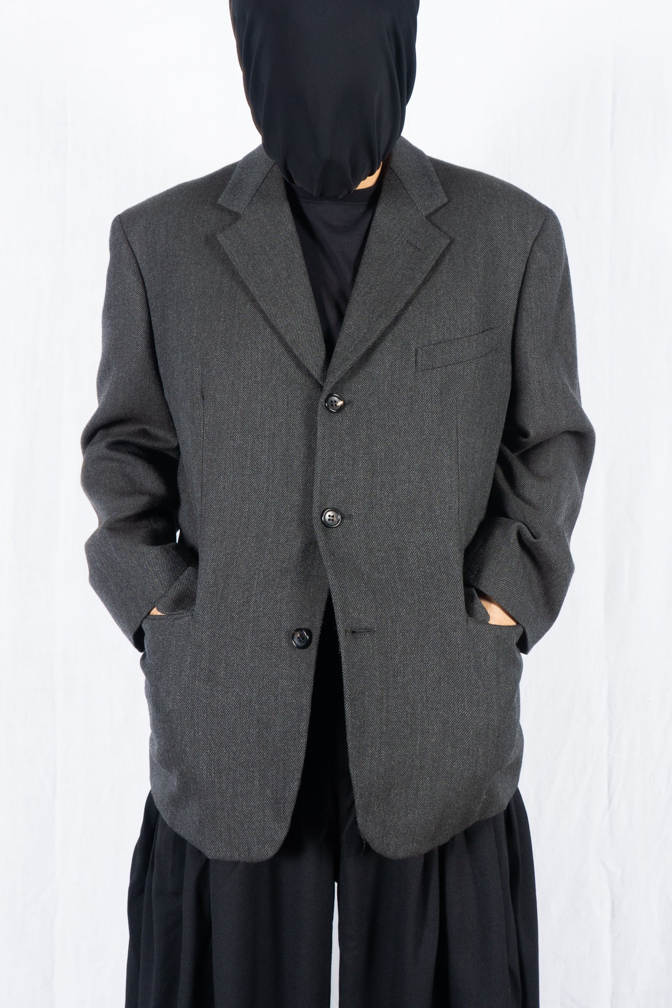 Comme des garçons homme plus a/w 1990 lapel jacket
