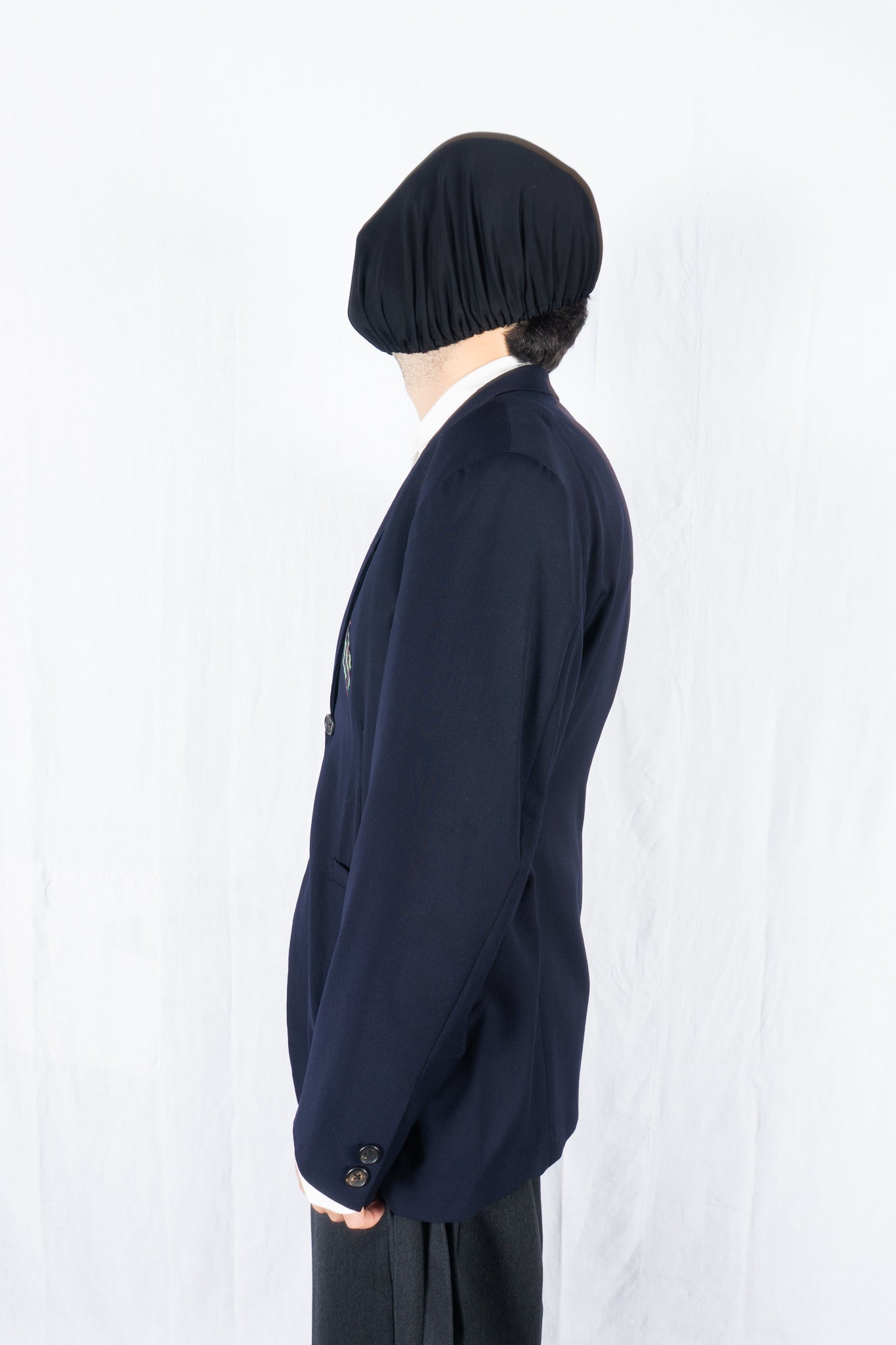Yohji yamamoto pour homme s/s 1988 patched jacket