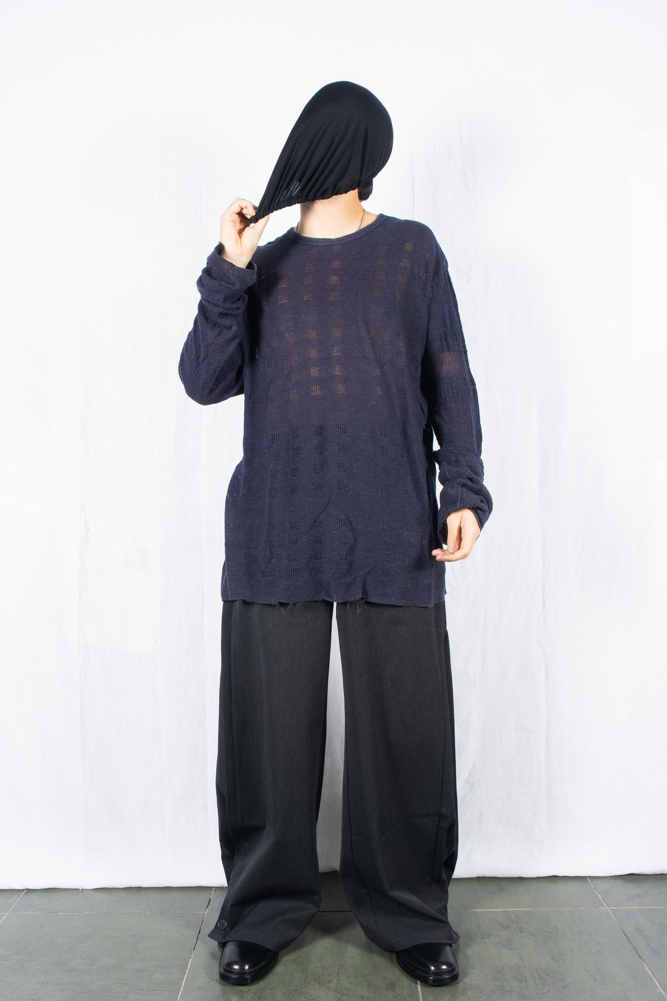 Yohji yamamoto pour homme 1990s distressed jumper