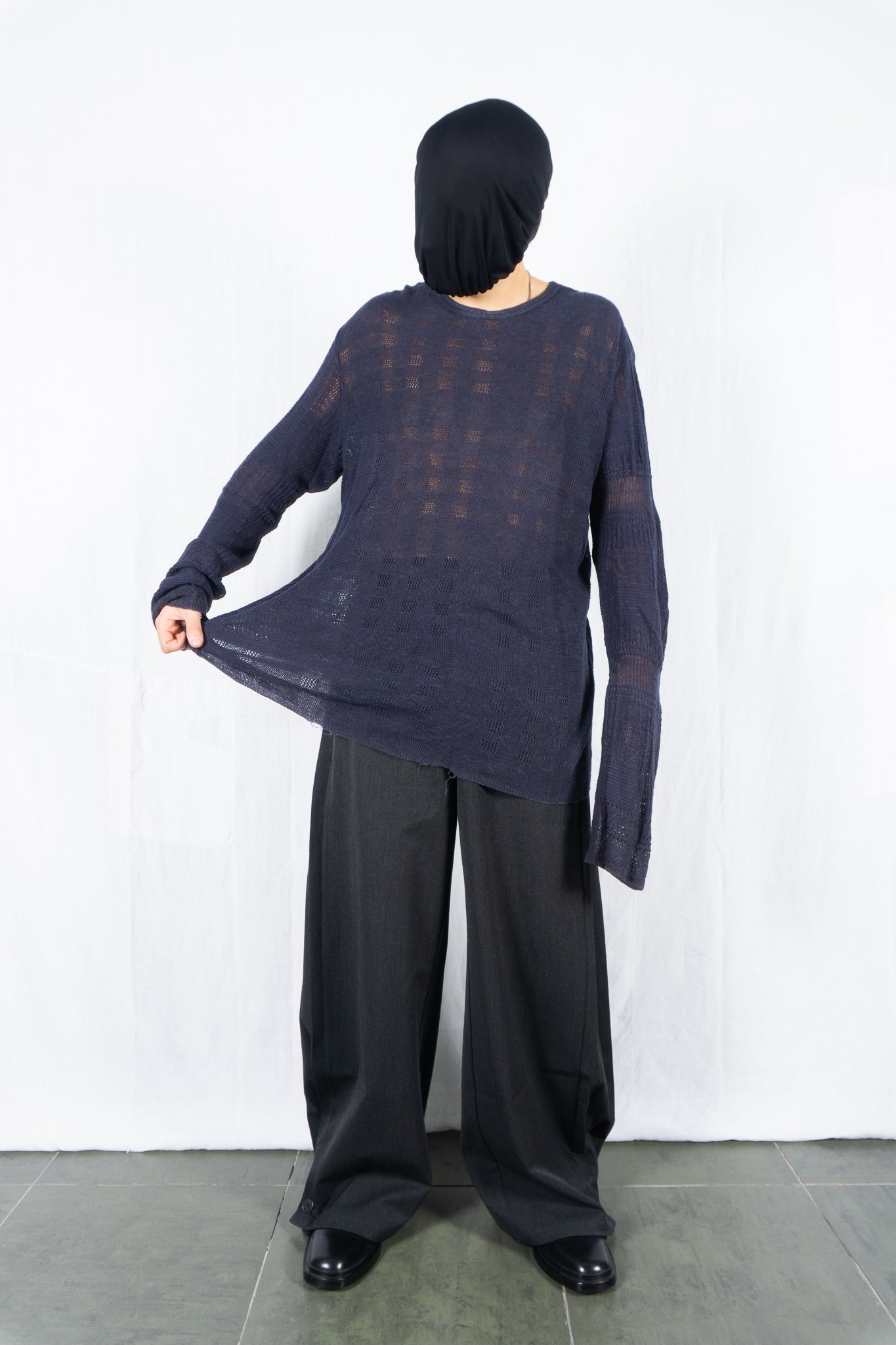 Yohji yamamoto pour homme 1990s distressed jumper