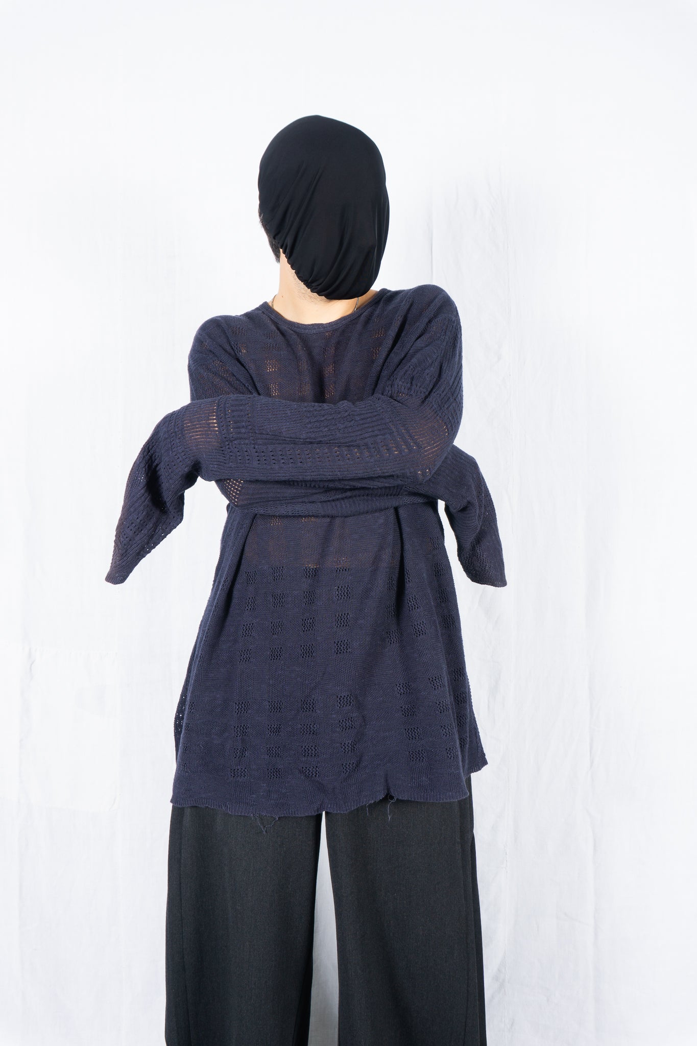 Yohji yamamoto pour homme 1990s distressed jumper