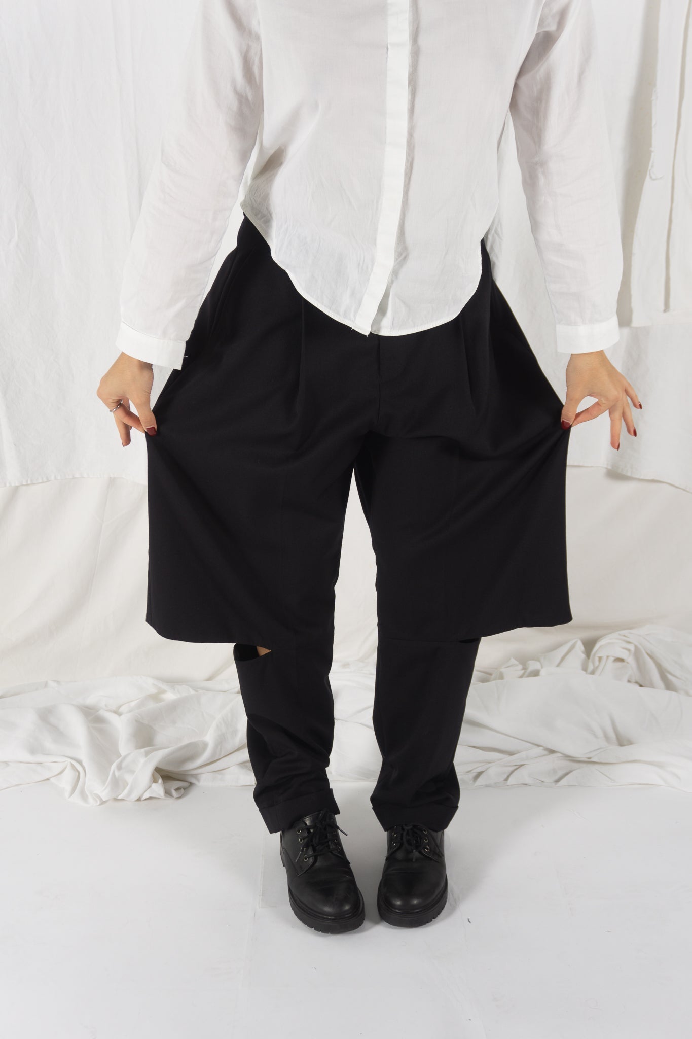 Noir kei ninomiya a/w 2023 cut pants
