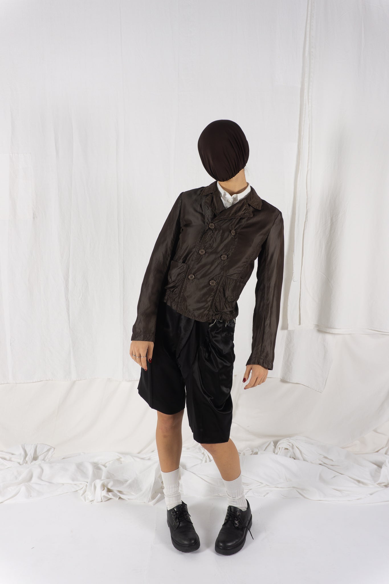 Comme des garçons s/s 2007 asymmetric shorts
