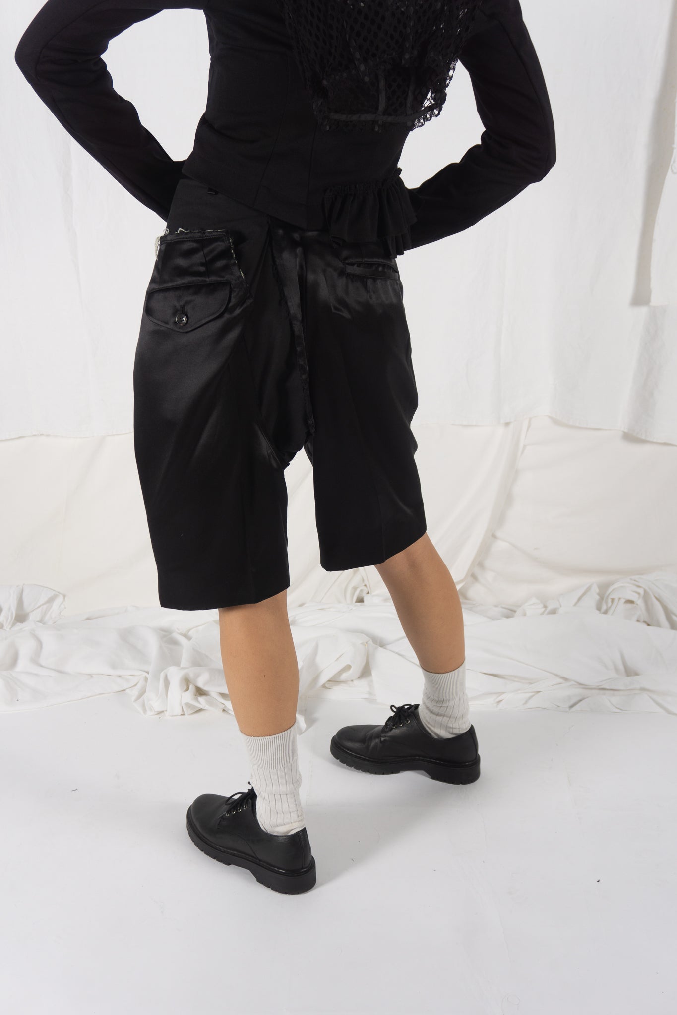Comme des garçons s/s 2007 asymmetric shorts