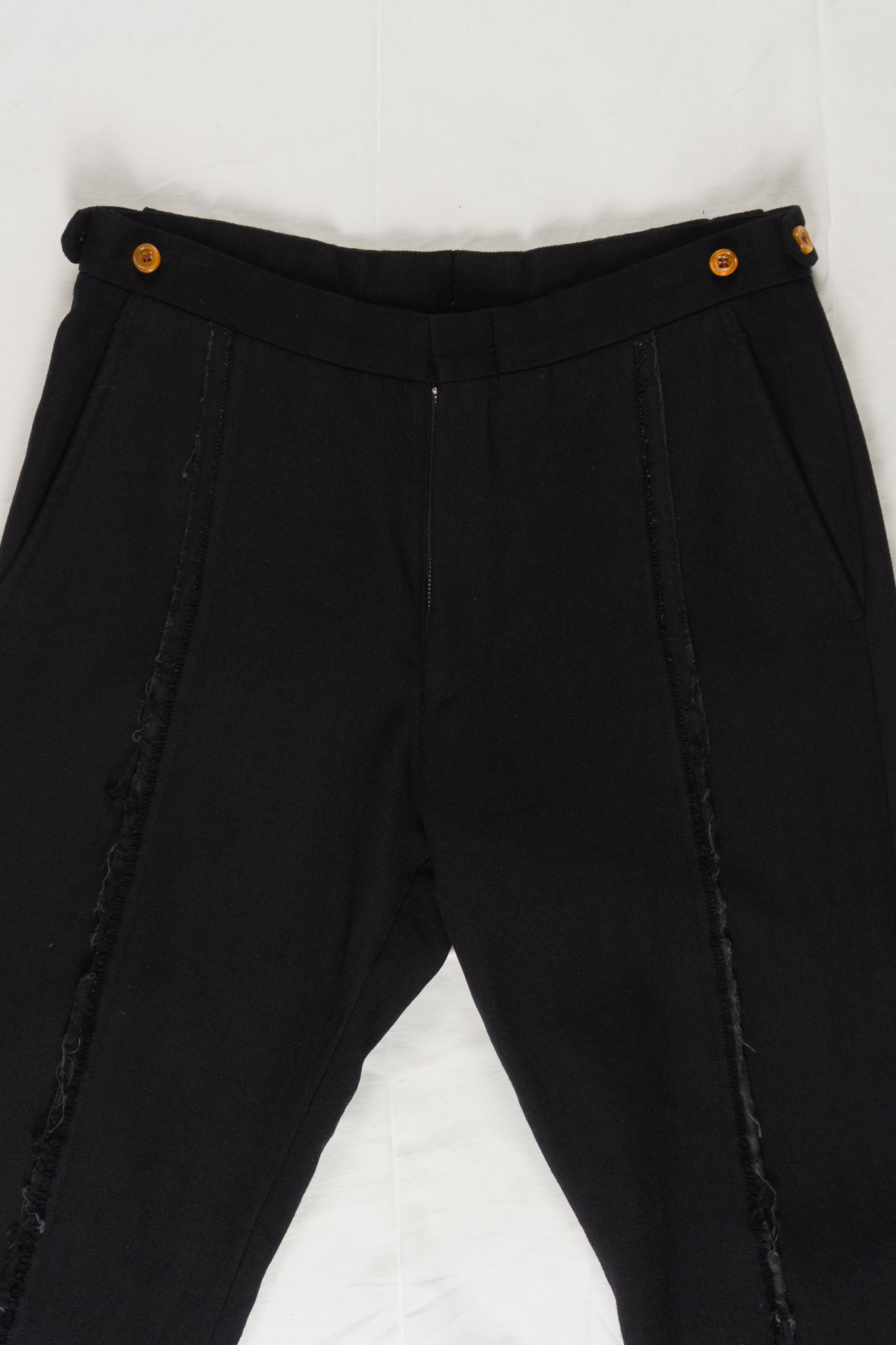 Comme des garçons homme plus a/w 2002 wool strip pants