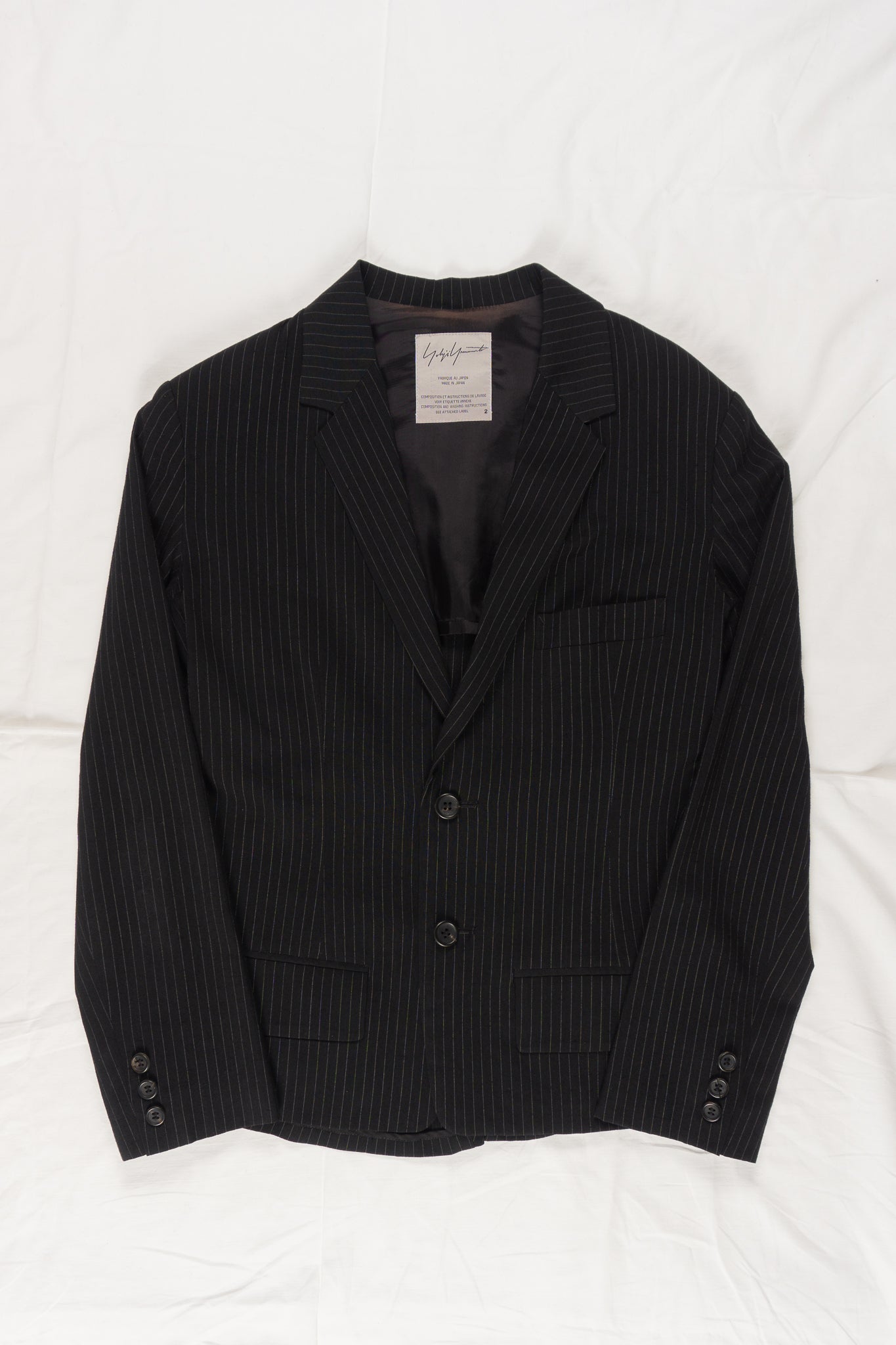 Yohji yamamoto a/w 2013 pinstripe jacket