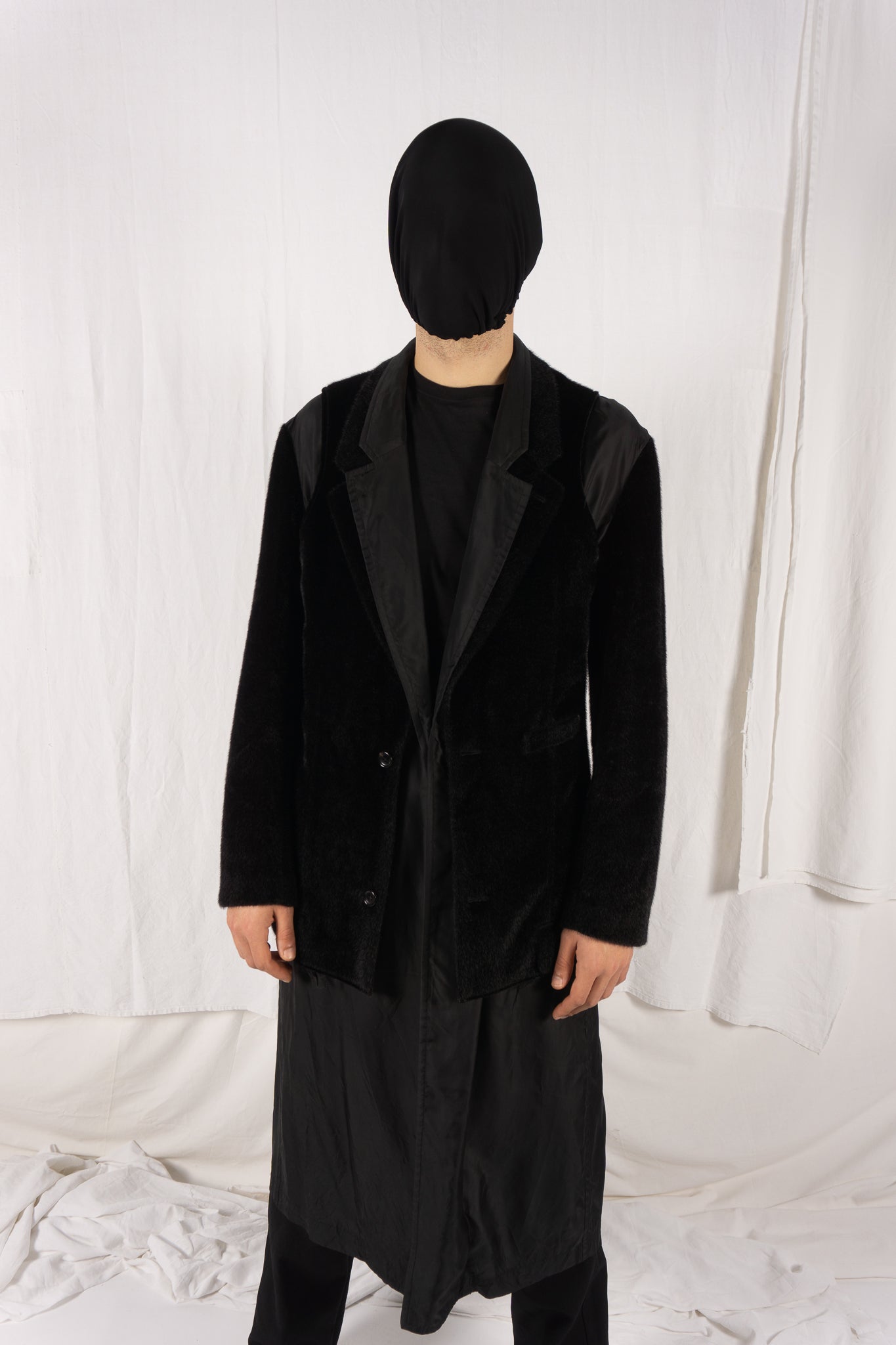 Comme des garçons homme plus a/w 2019 deconstructed coat