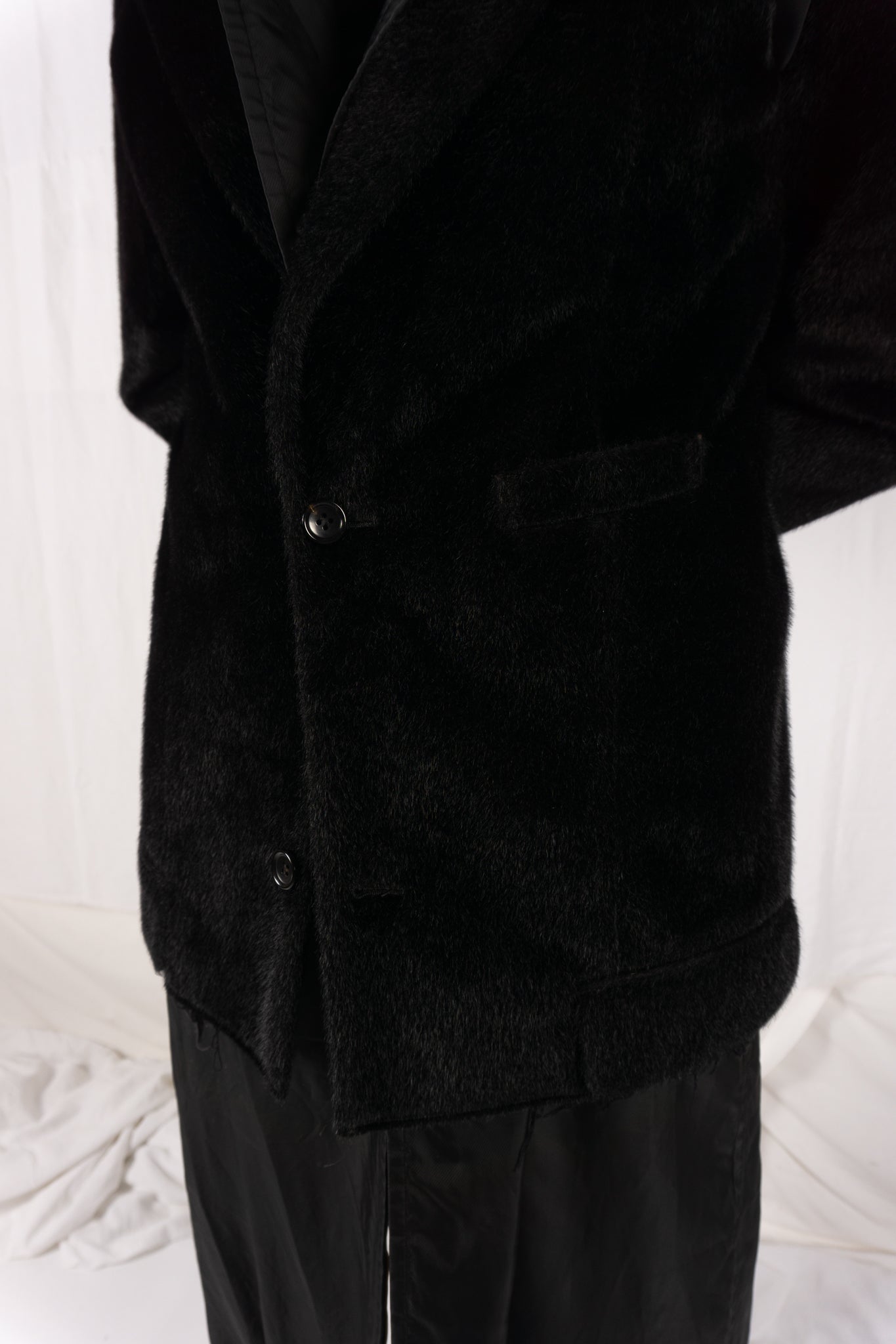 Comme des garçons homme plus a/w 2019 deconstructed coat