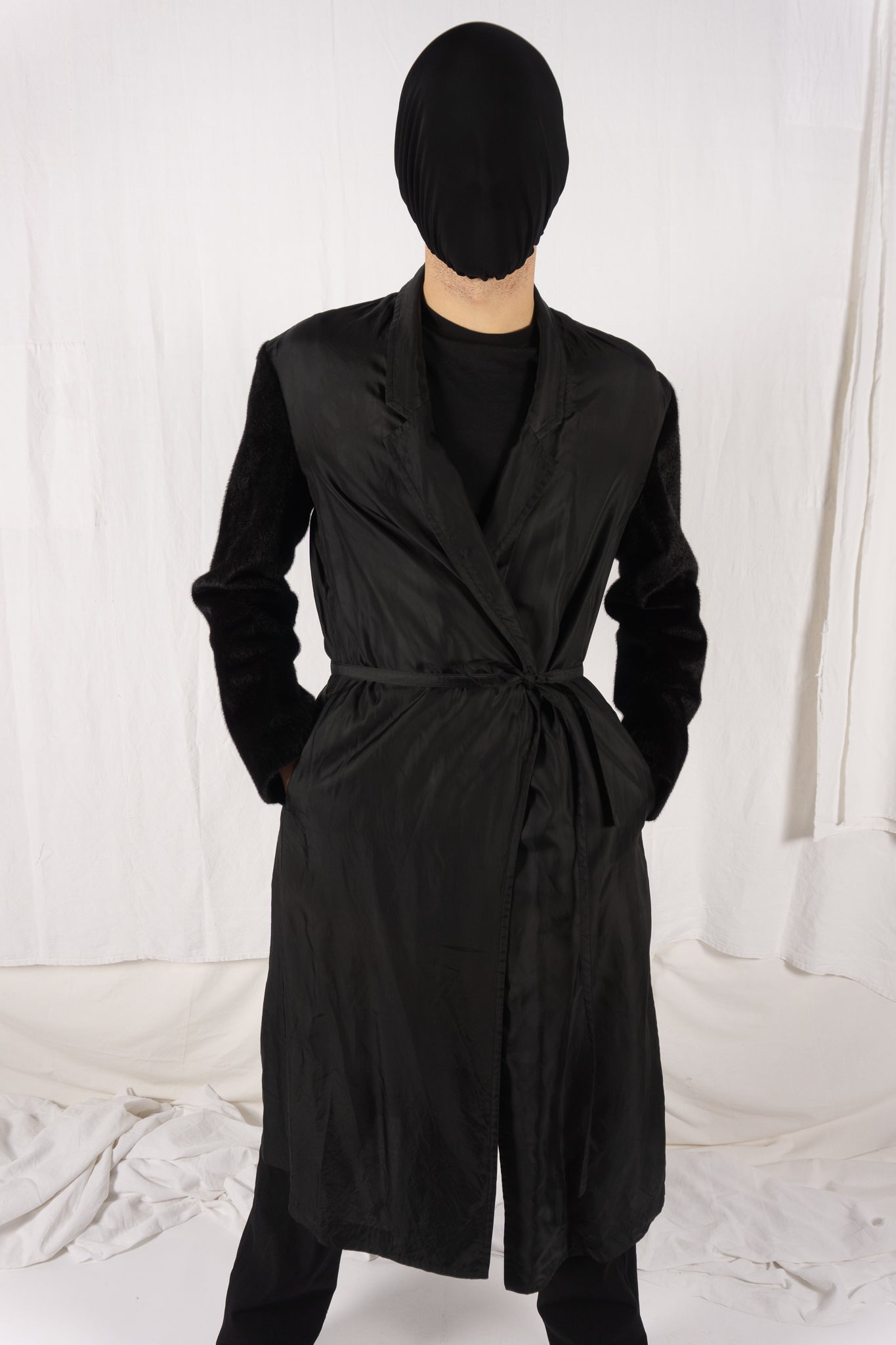 Comme des garçons homme plus a/w 2019 deconstructed coat