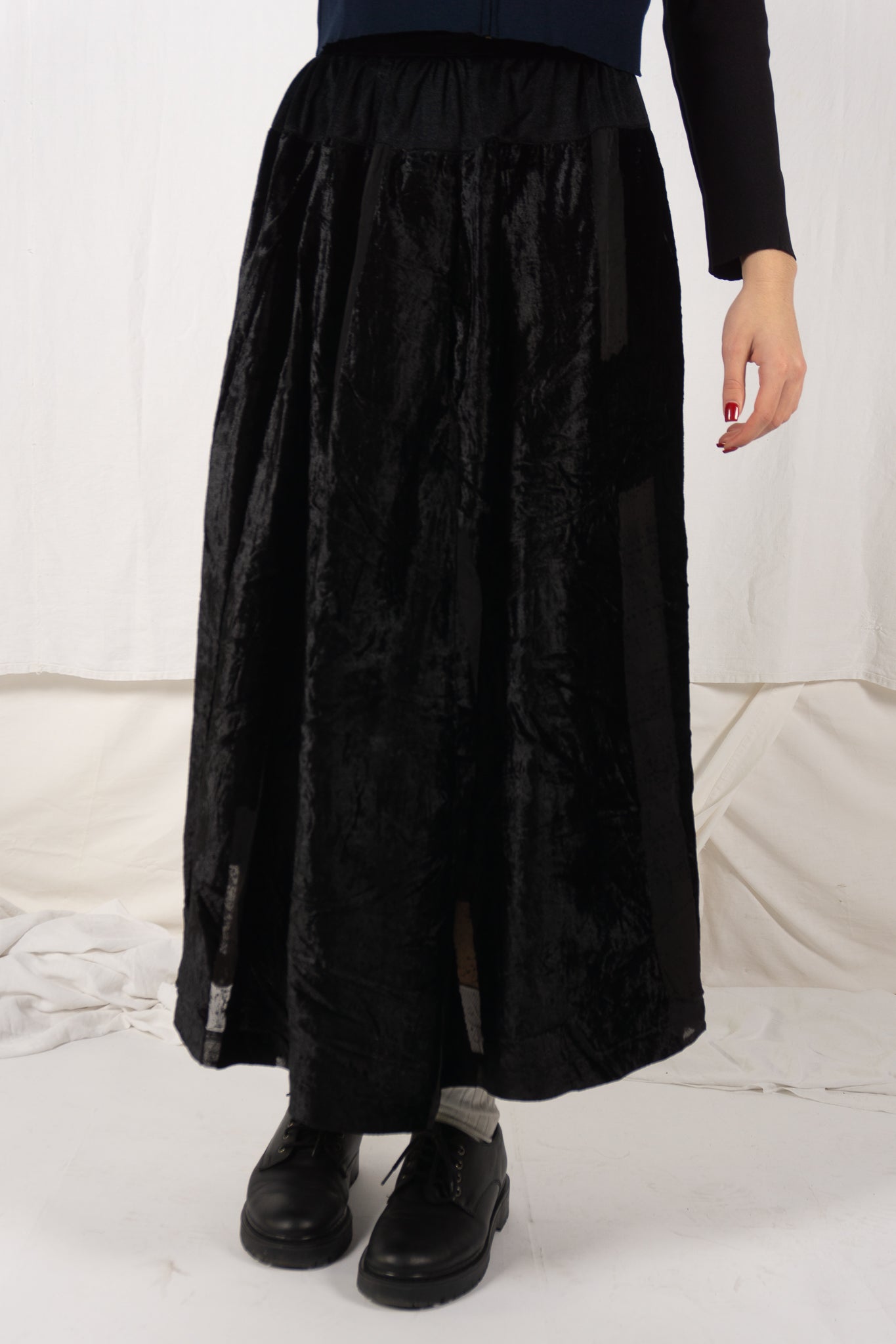 Comme des garçons 1980s long skirt