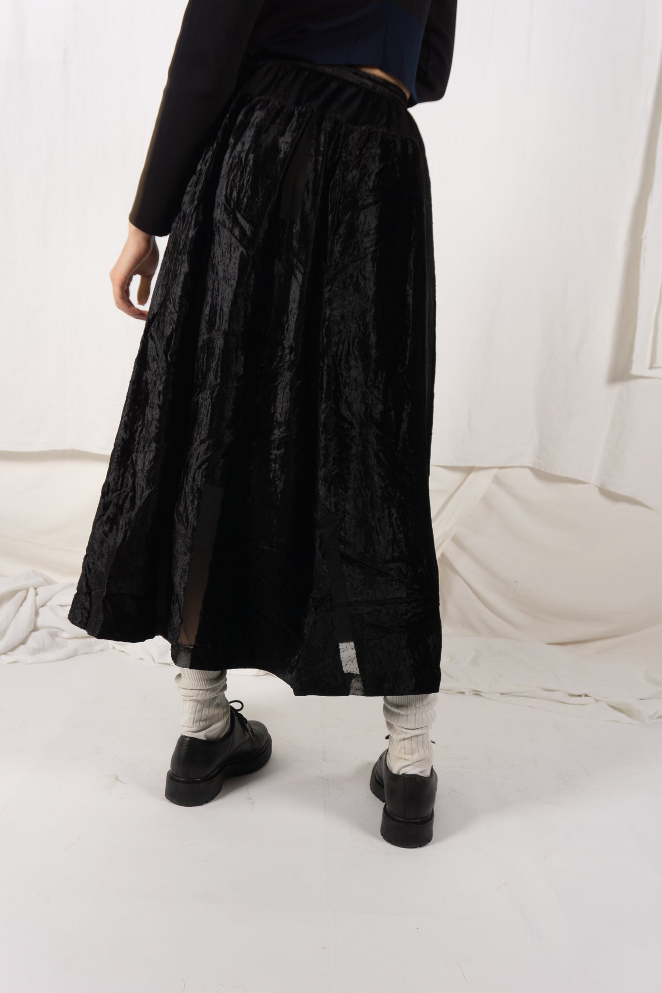 Comme des garçons 1980s long skirt