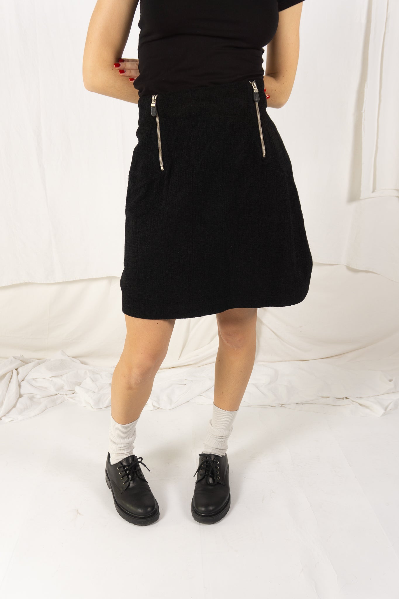 Issey miyake a/w 2001 zippered mini skirt