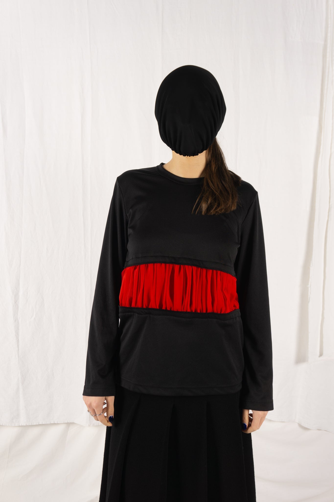 Comme des garçons s/s 2021 tulle shirt