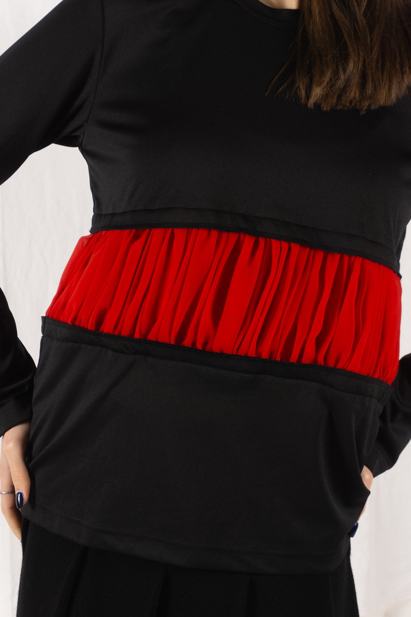 Comme des garçons s/s 2021 tulle shirt