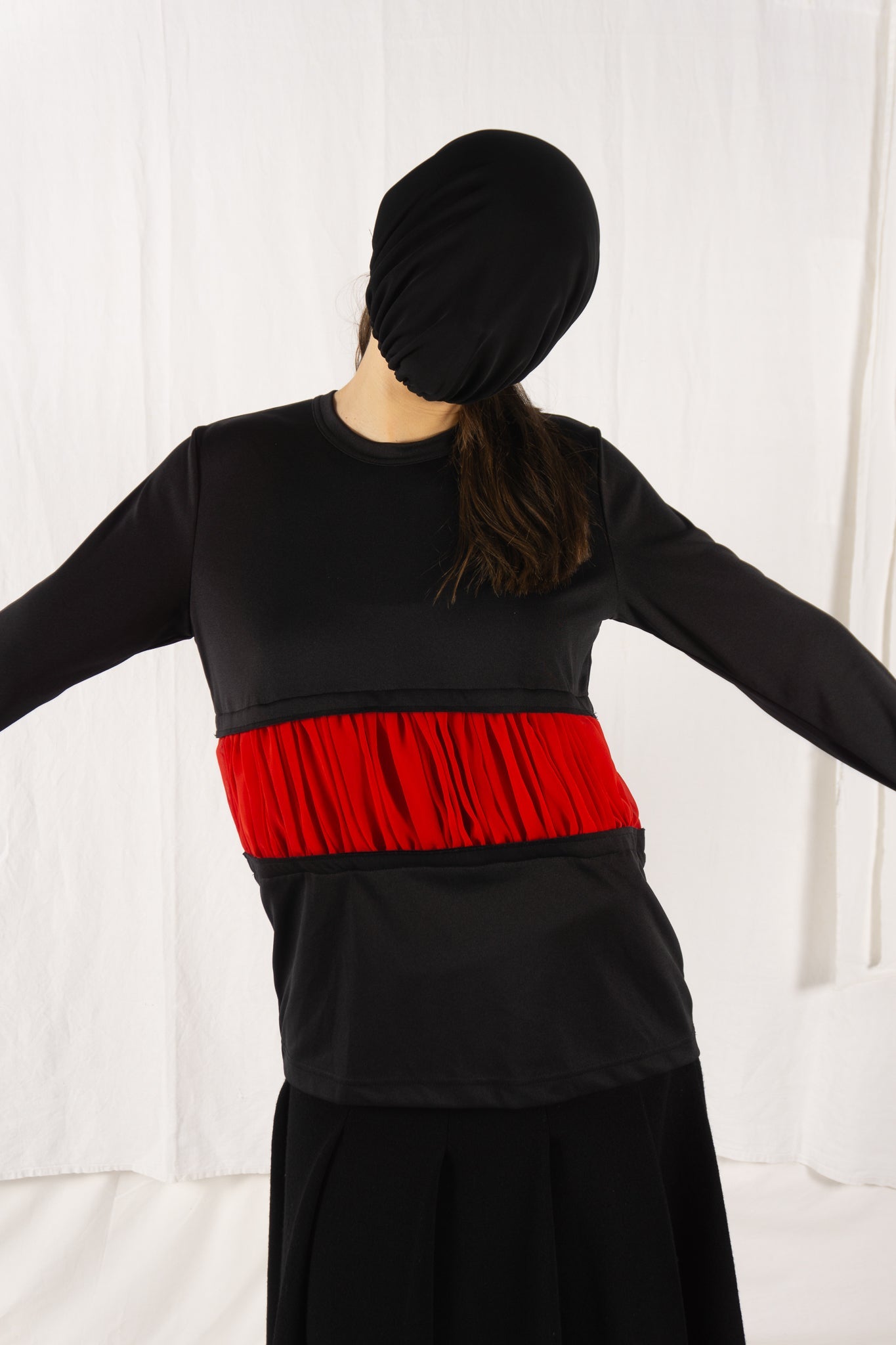 Comme des garçons s/s 2021 tulle shirt