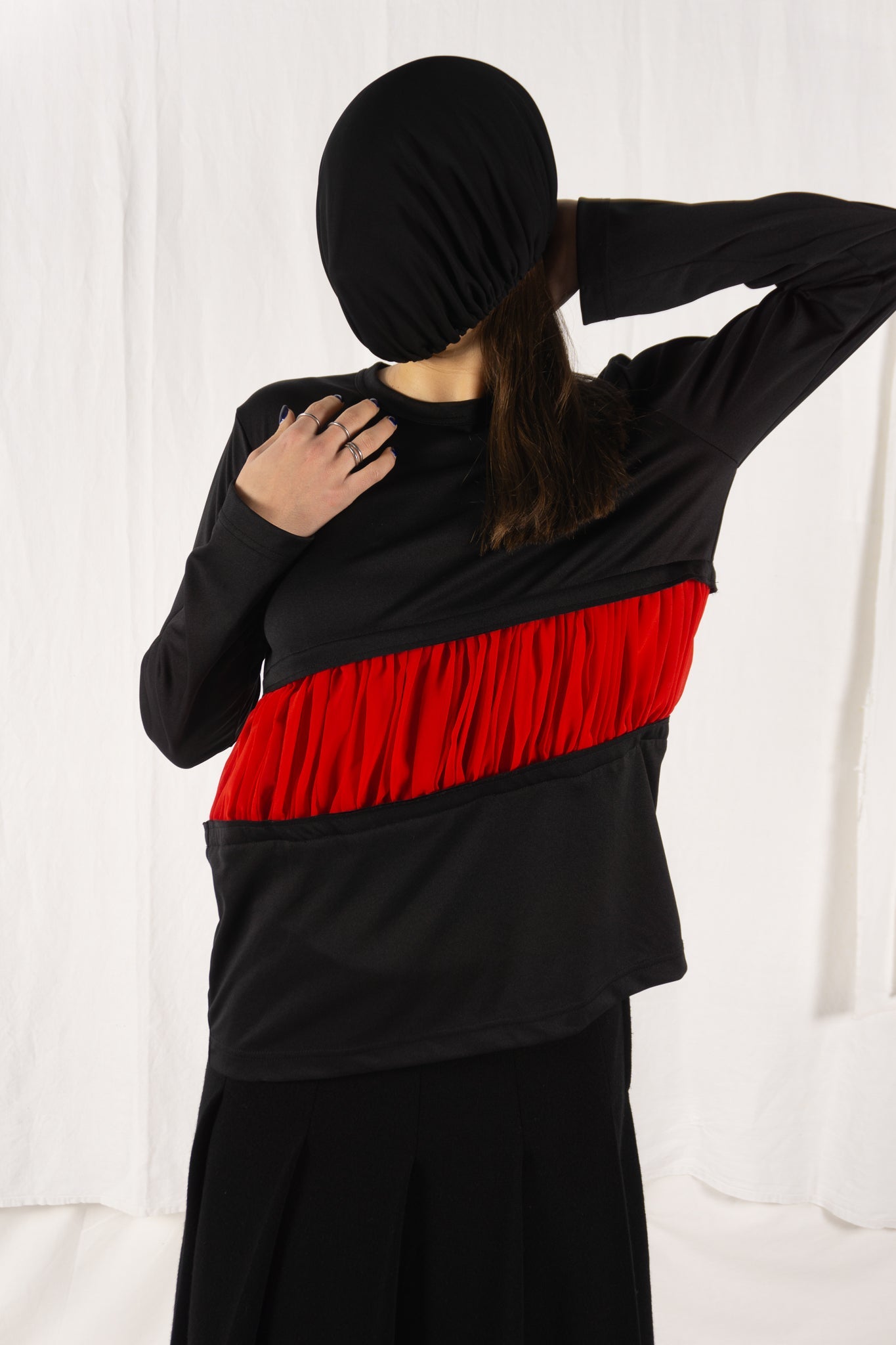Comme des garçons s/s 2021 tulle shirt