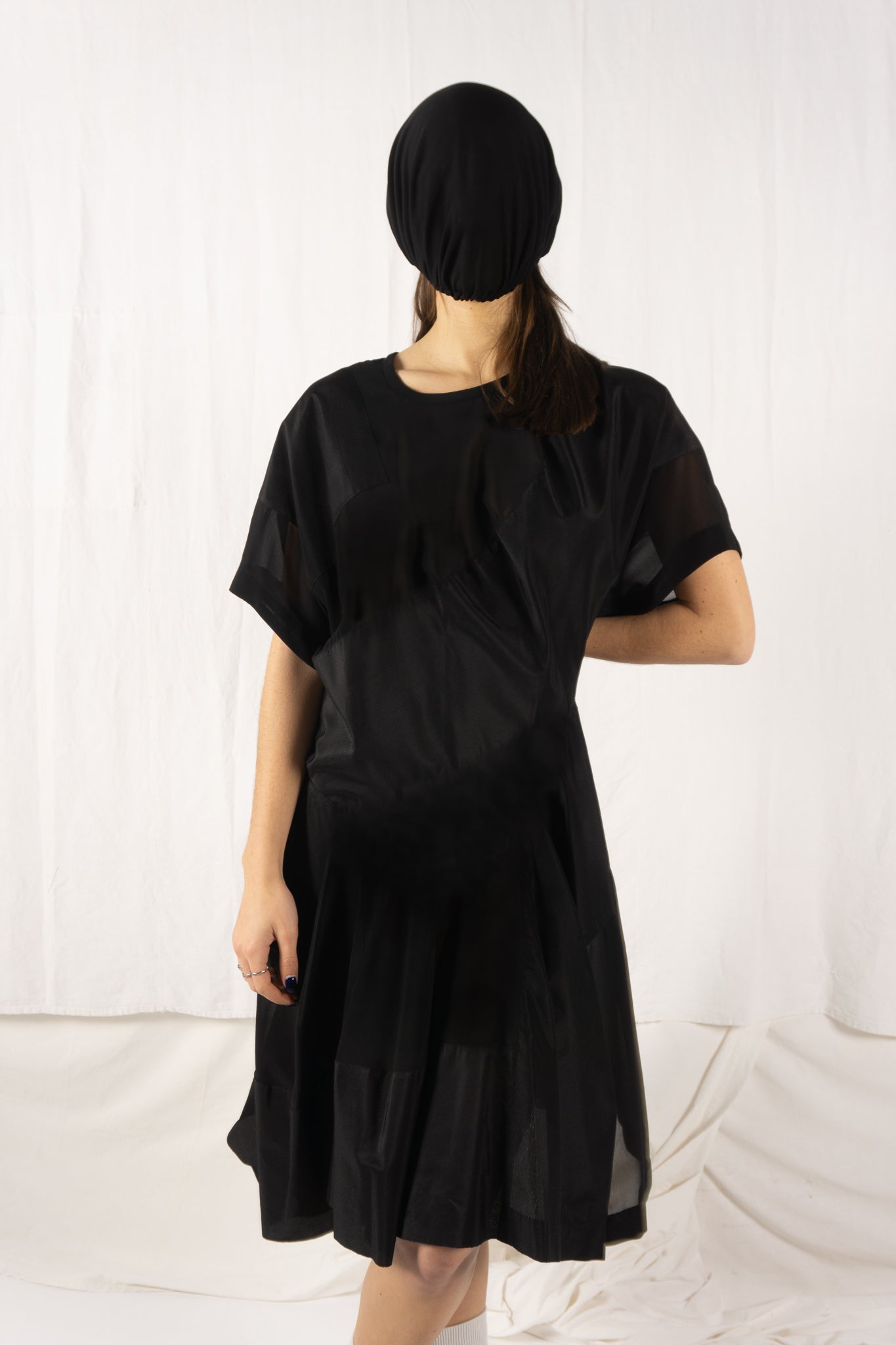 Comme des garçons noir 1989 sheer sleeveless dress