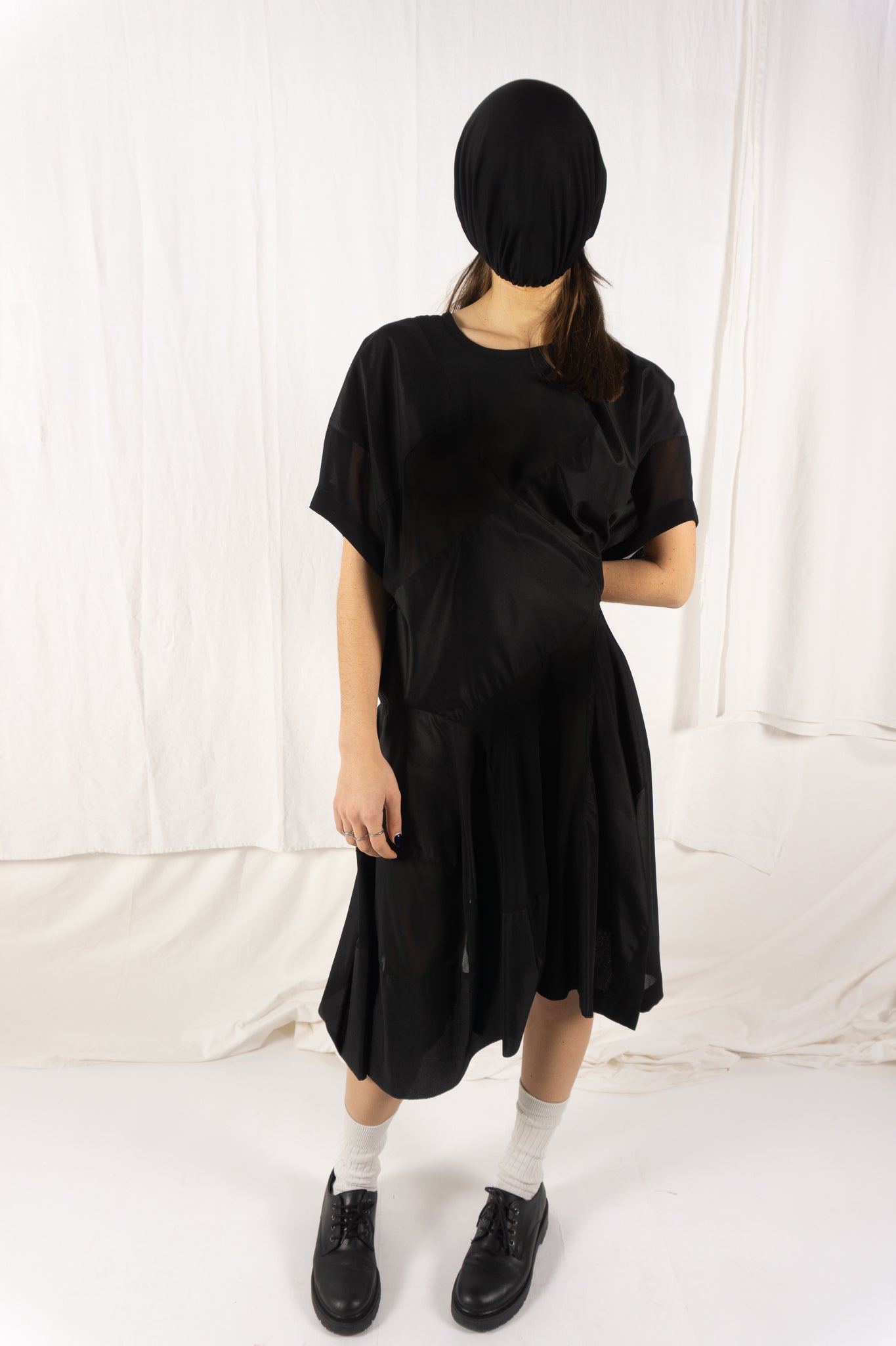 Comme des garçons noir 1989 sheer sleeveless dress