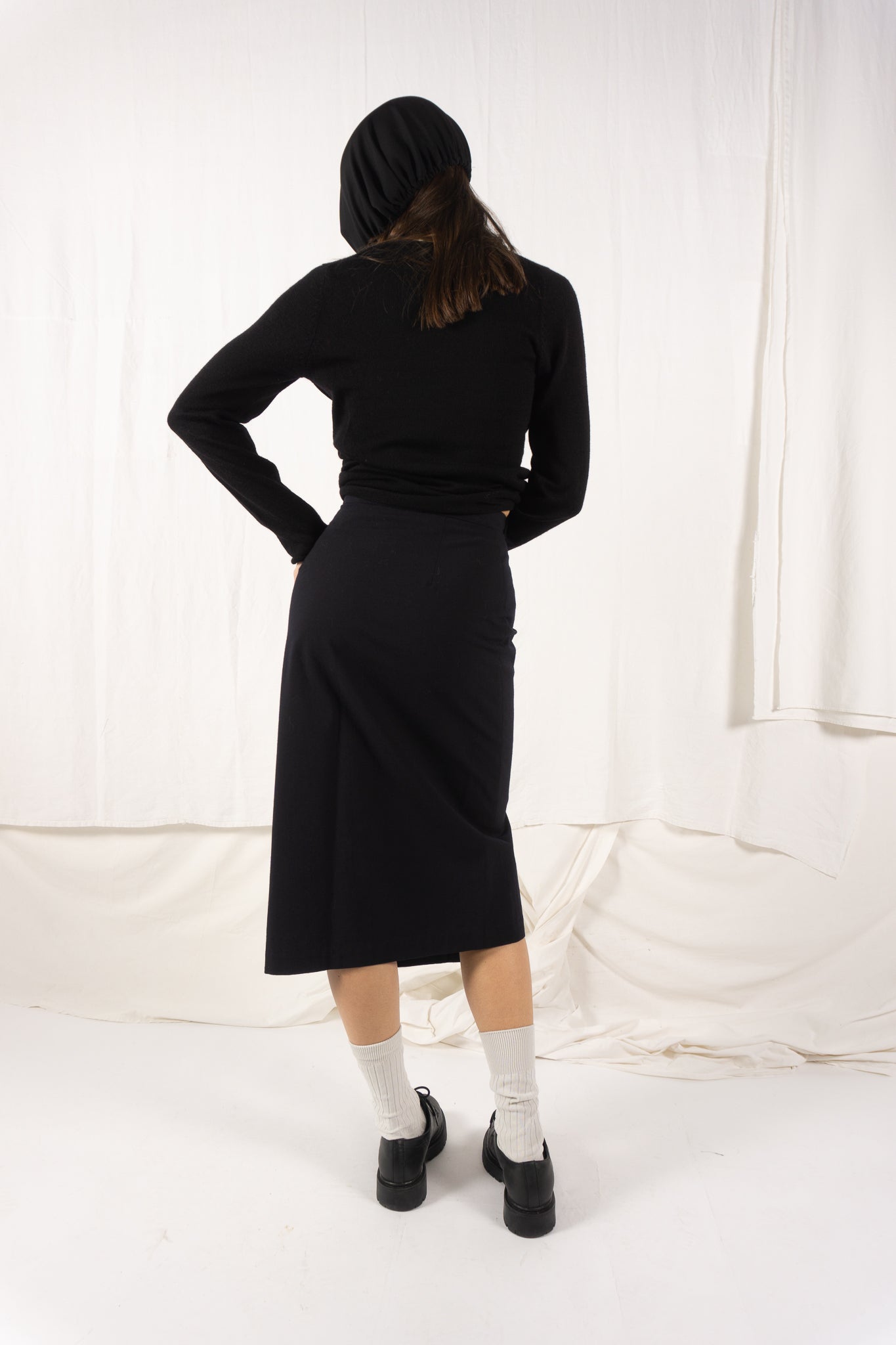 Comme des garçons 1980s asymmetric skirt