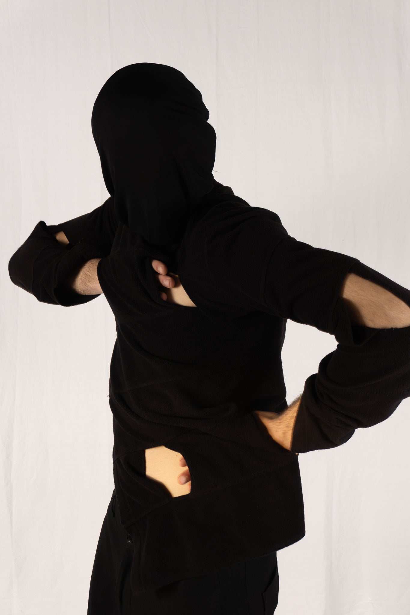 Comme des garçons homme plus a/w 2015 fleece sweatshirt