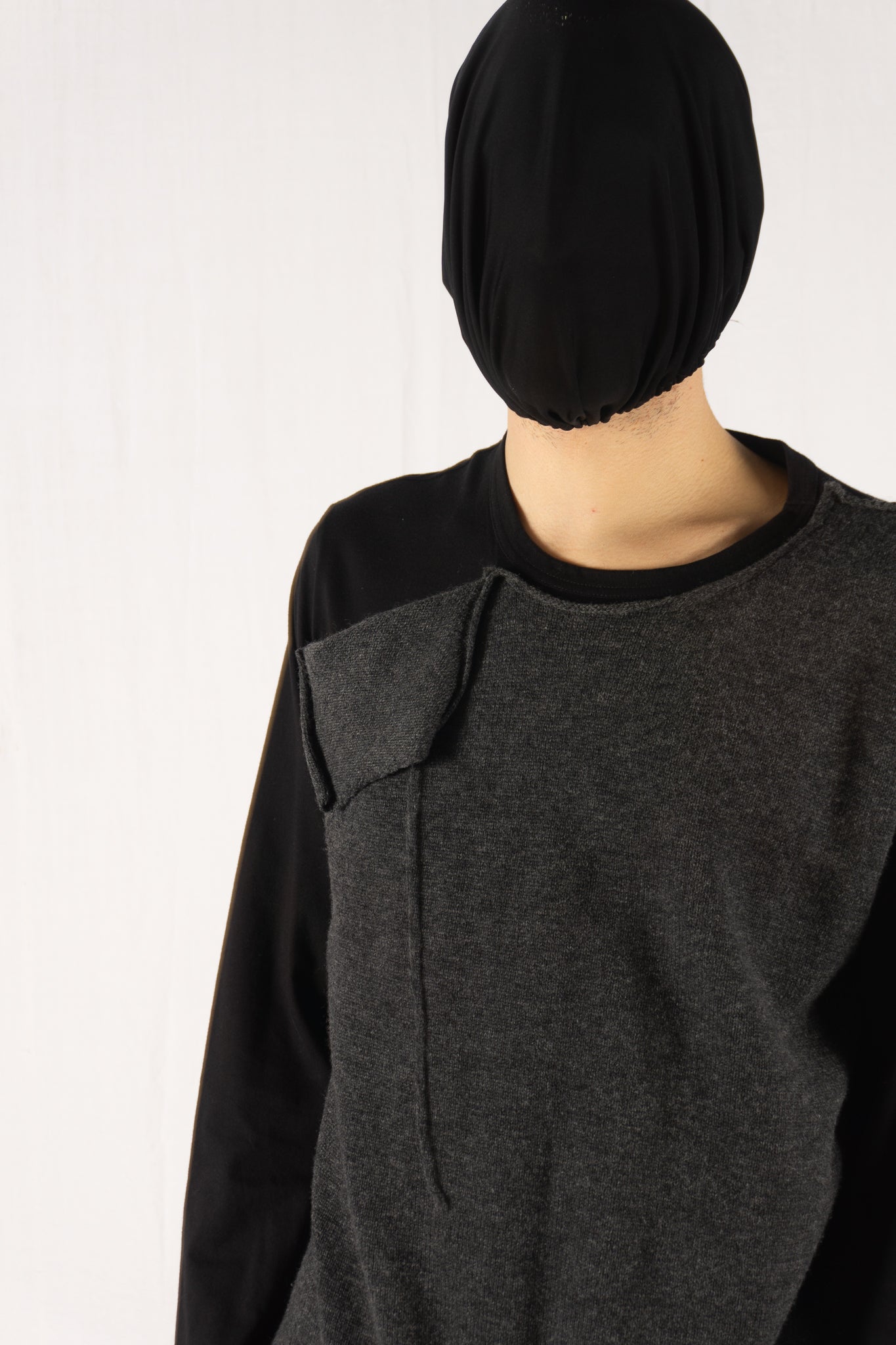 Yohji yamamoto pour homme s/s 2013 double-layer long-sleeve
