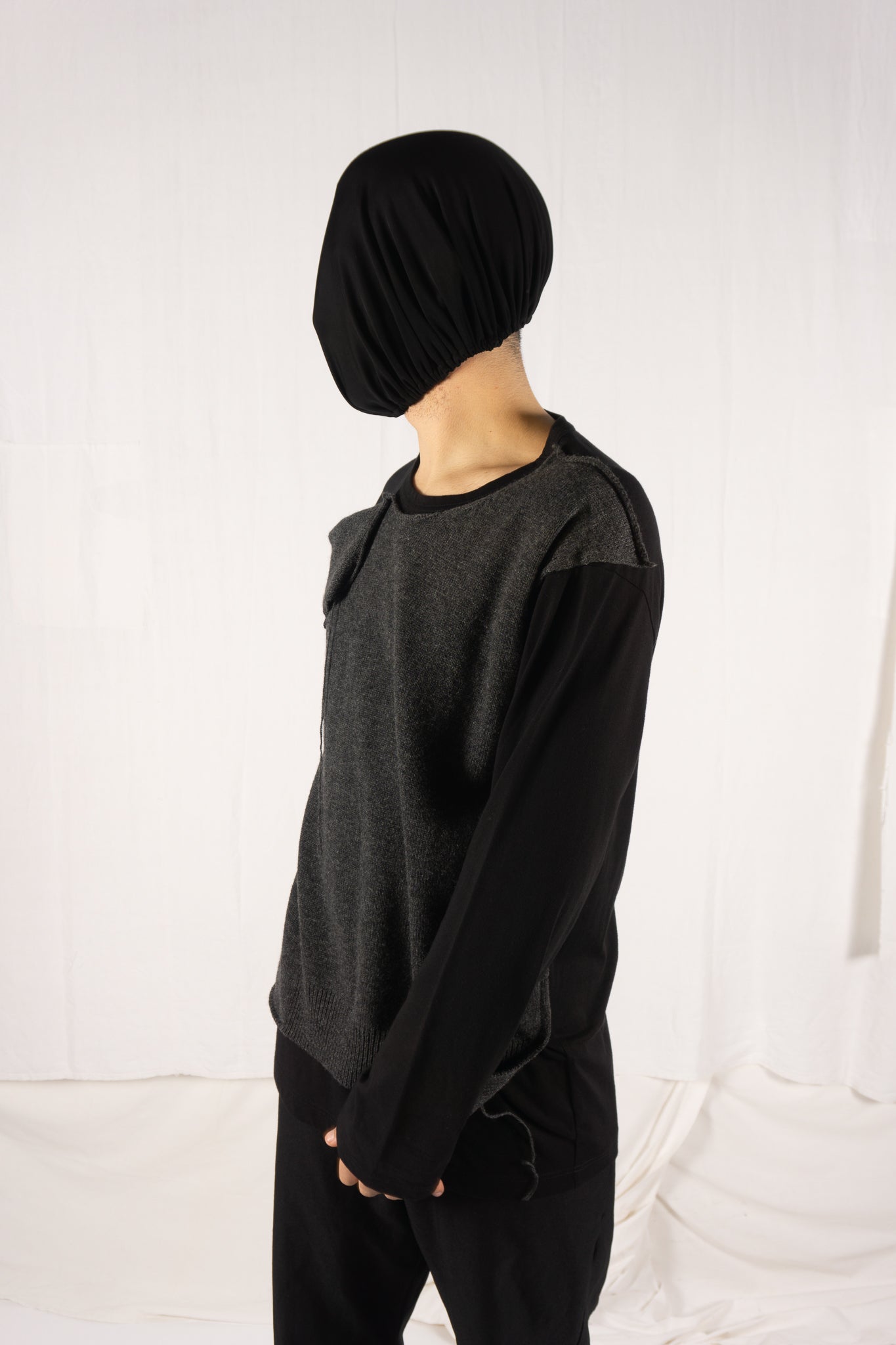 Yohji yamamoto pour homme s/s 2013 double-layer long-sleeve