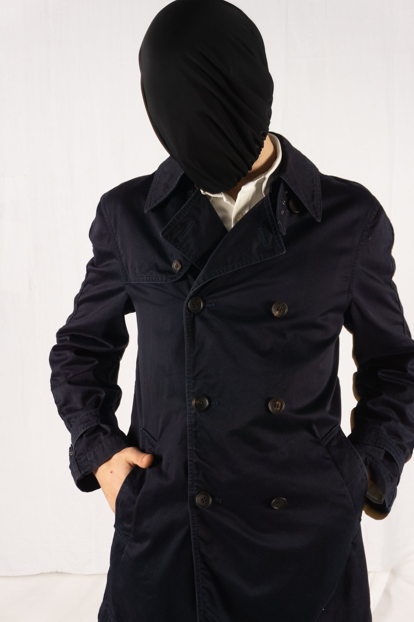 Comme des garçons homme a/w 2004 trench