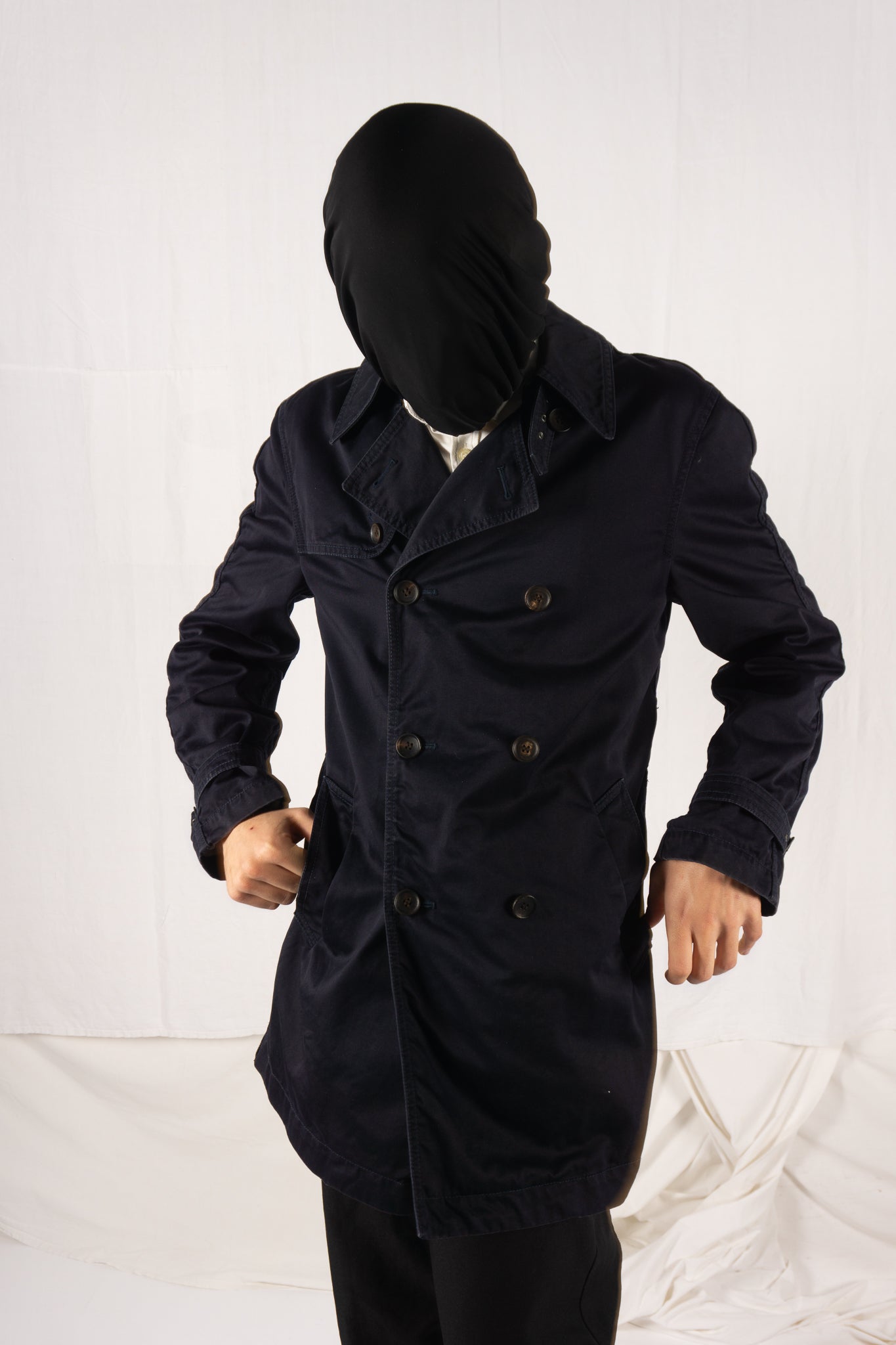 Comme des garçons homme a/w 2004 trench