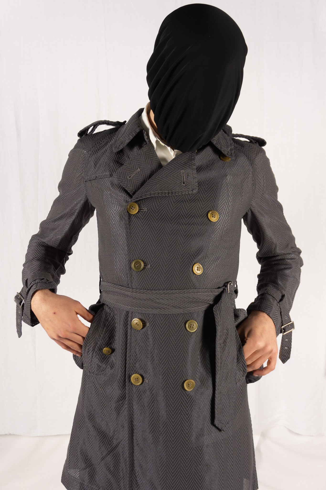Comme des garçons homme plus s/s 2008 trench