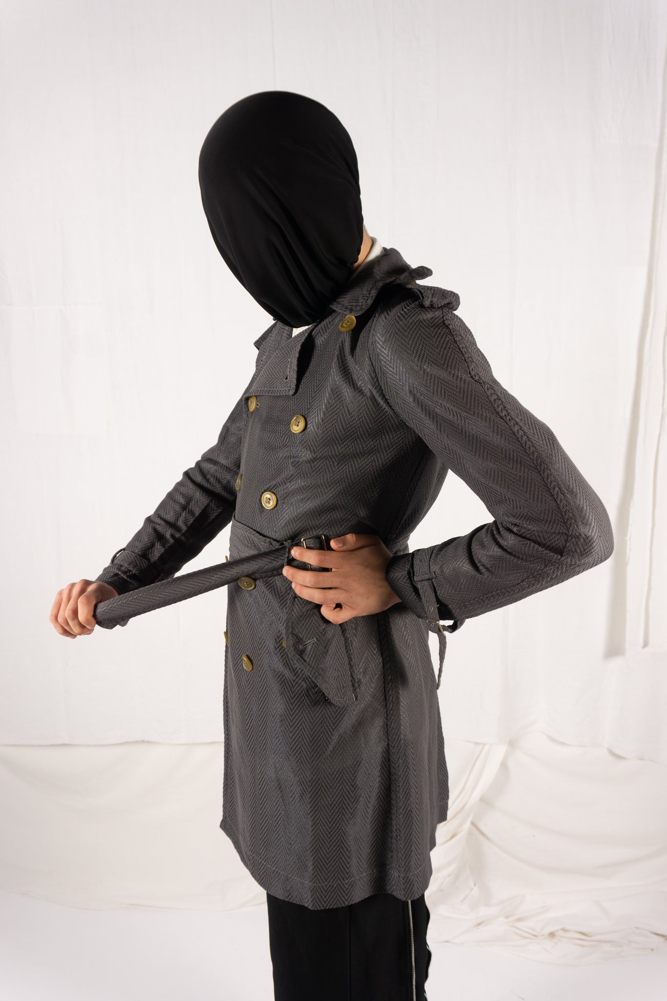 Comme des garçons homme plus s/s 2008 trench
