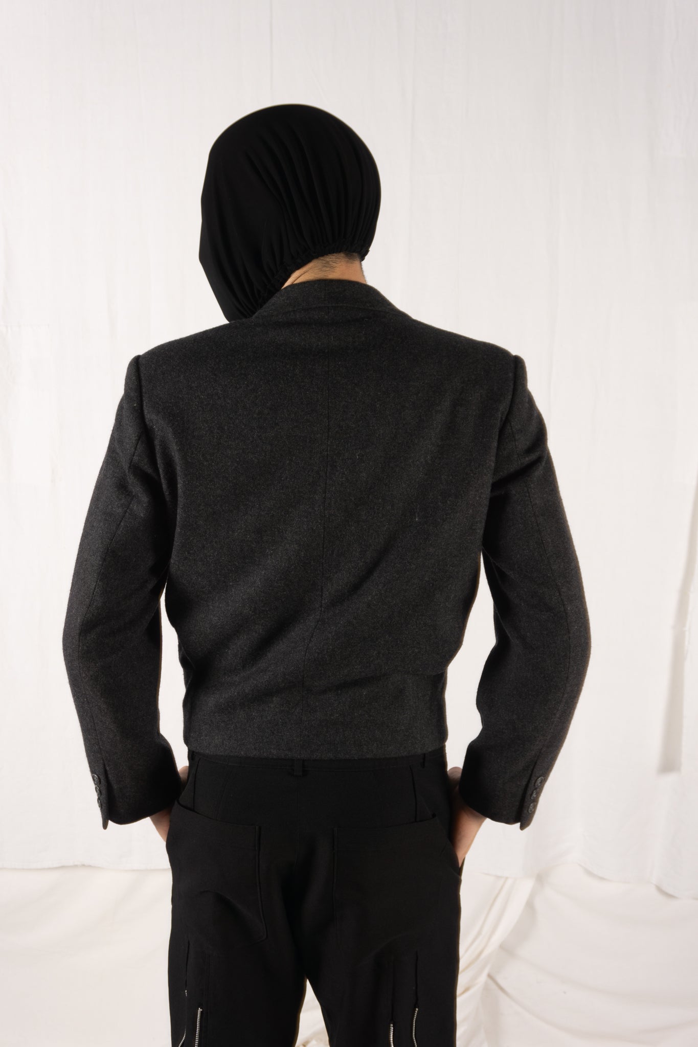 Issey miyake men 1980s cropped jacket