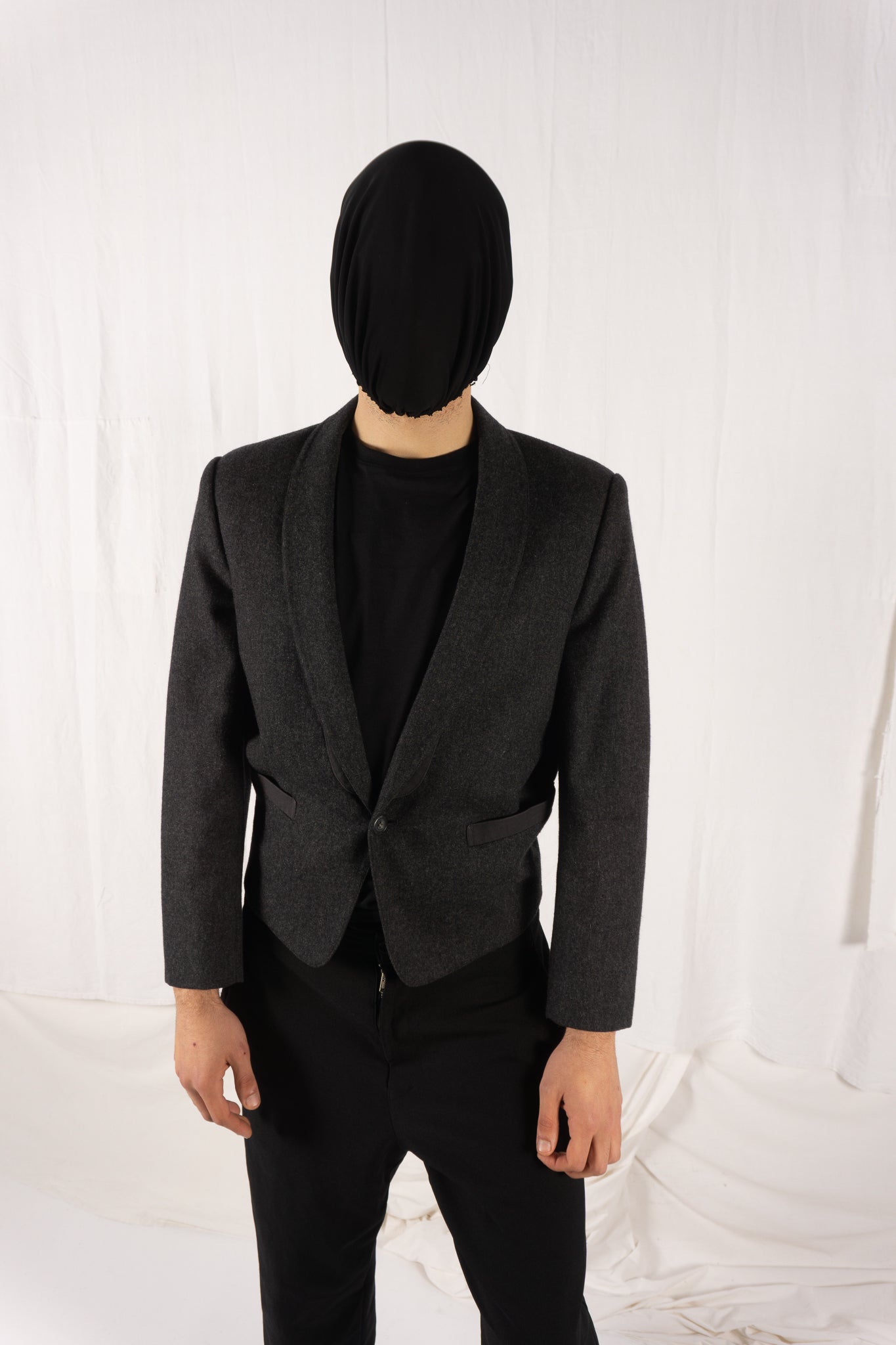Issey miyake men 1980s cropped jacket