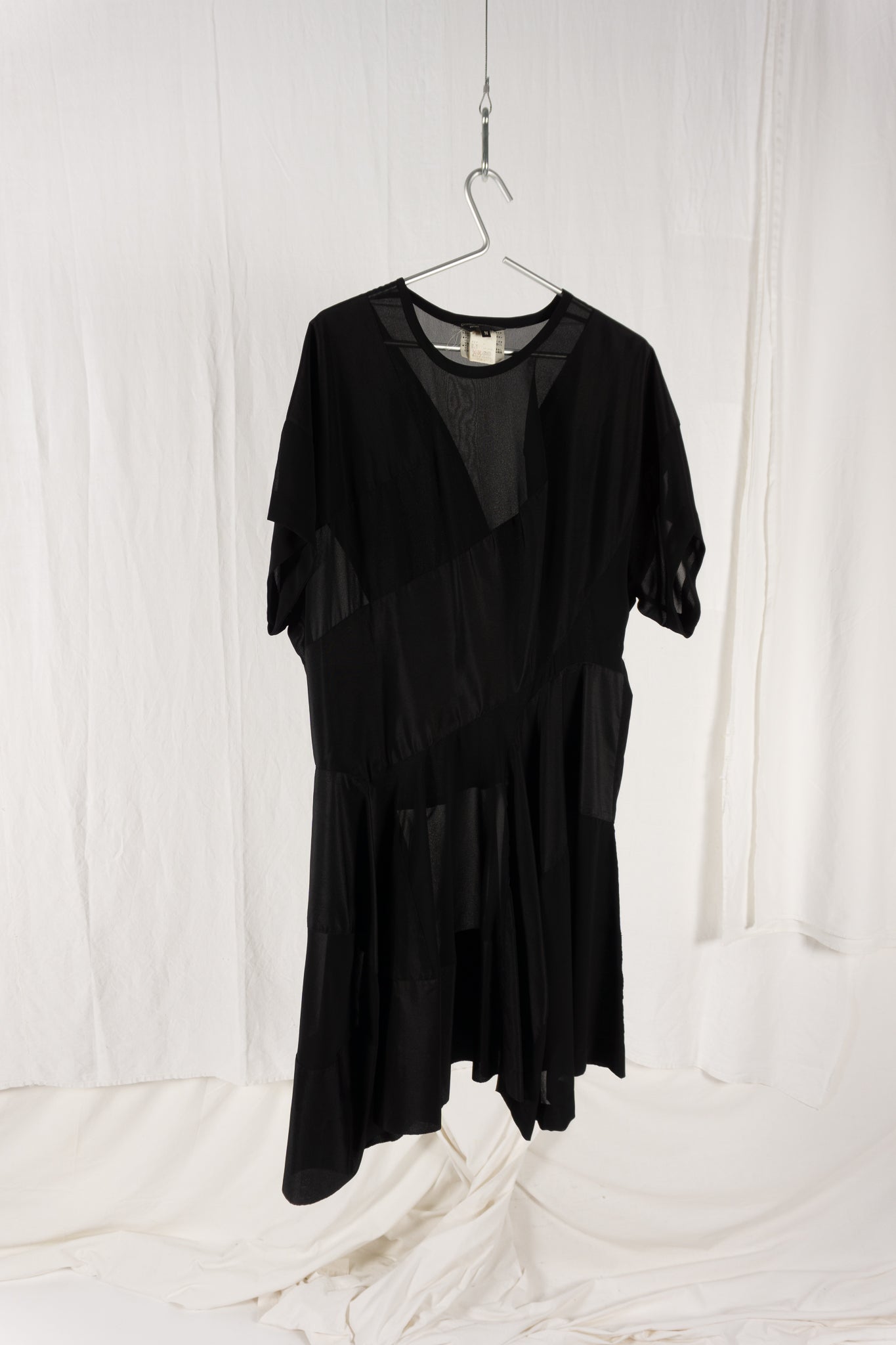 Comme des garçons noir 1989 sheer sleeveless dress