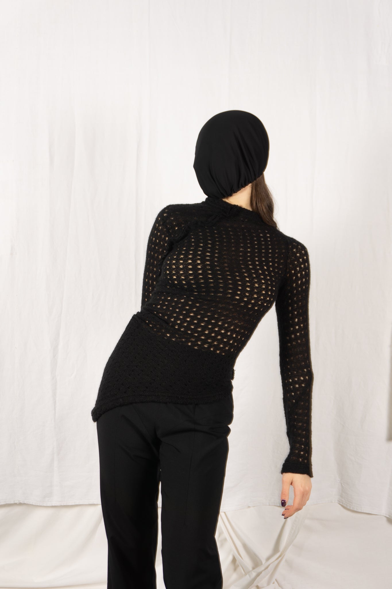 Comme des garçons 1980s asymmetric jumper
