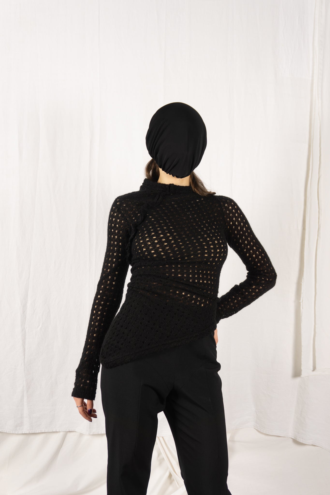 Comme des garçons 1980s asymmetric jumper