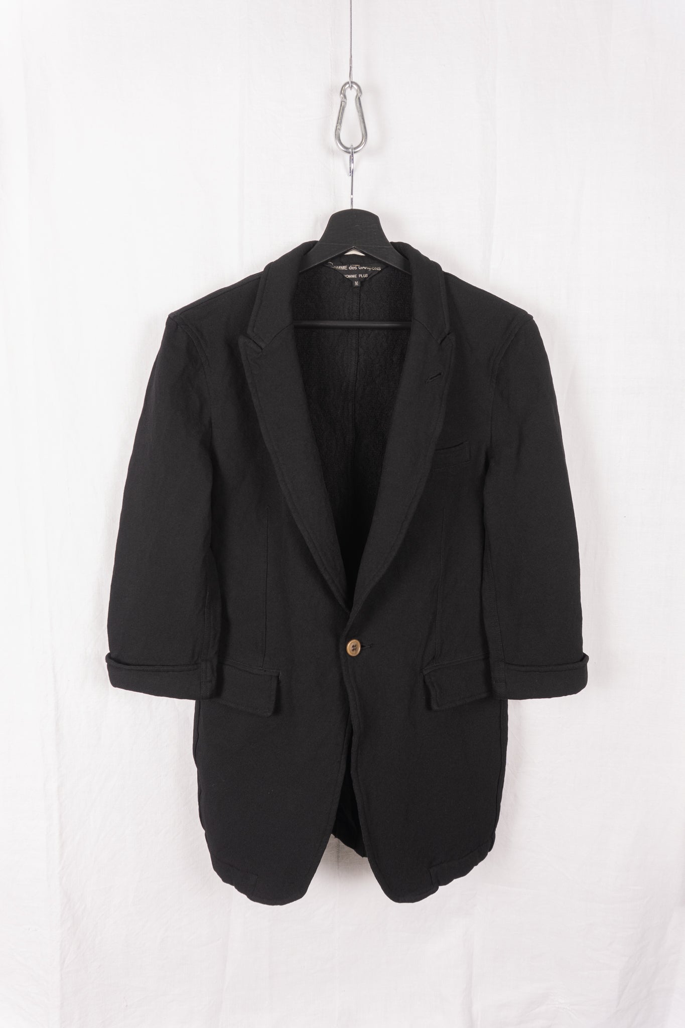 Comme des garçons homme plus s/s 2009 three-quarter sleeve jacket