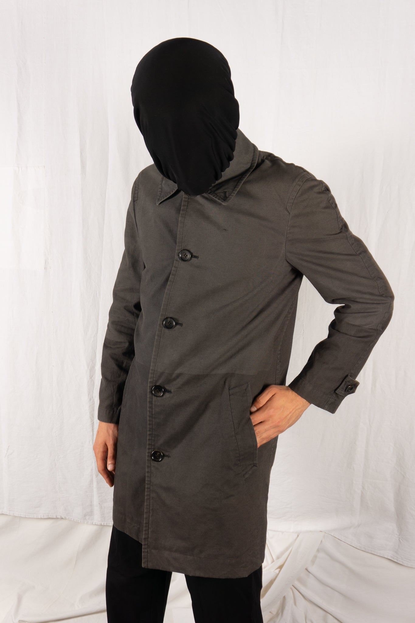 Comme des garçons homme a/w 2001 trench coat