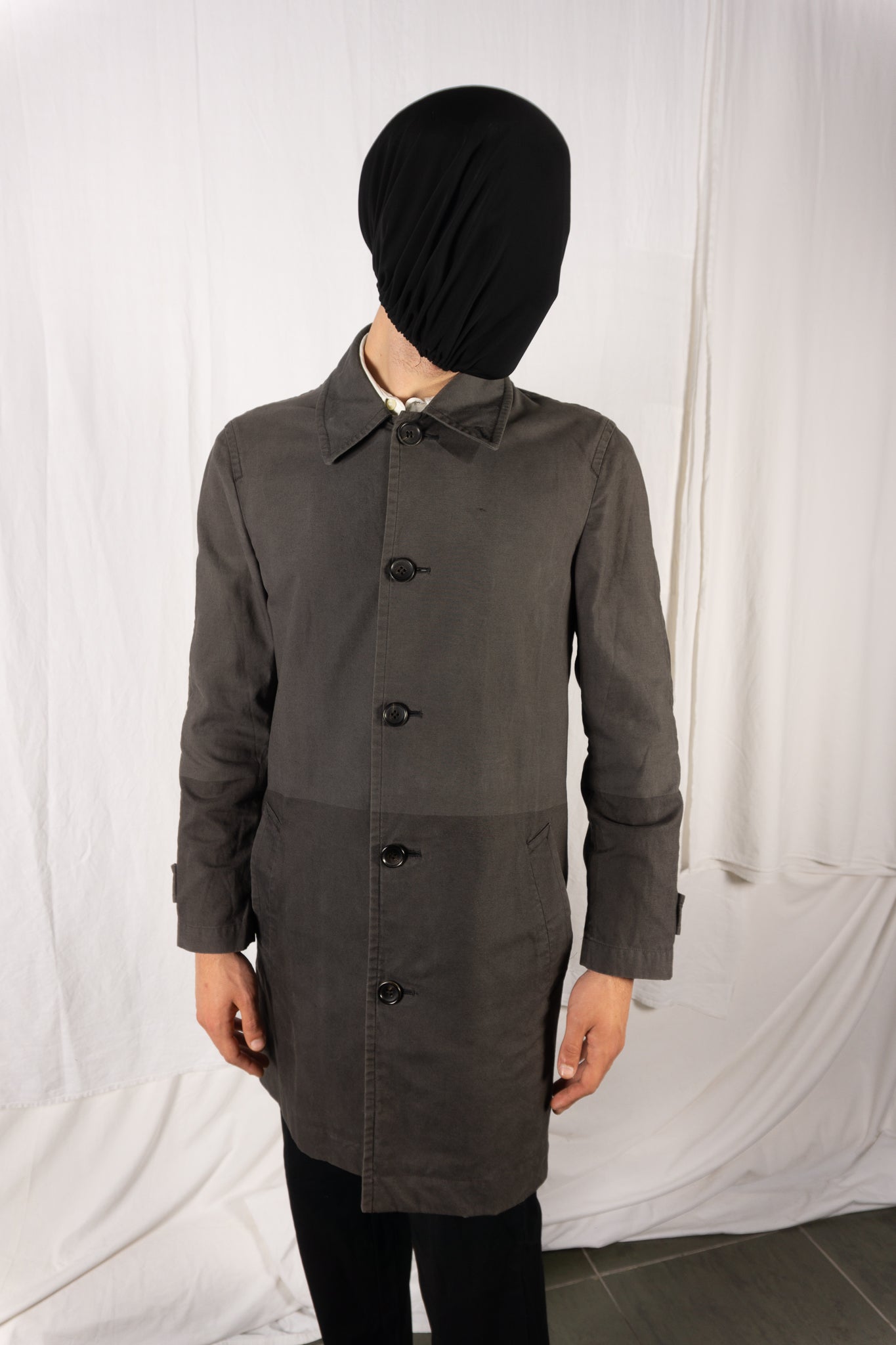 Comme des garçons homme a/w 2001 trench coat