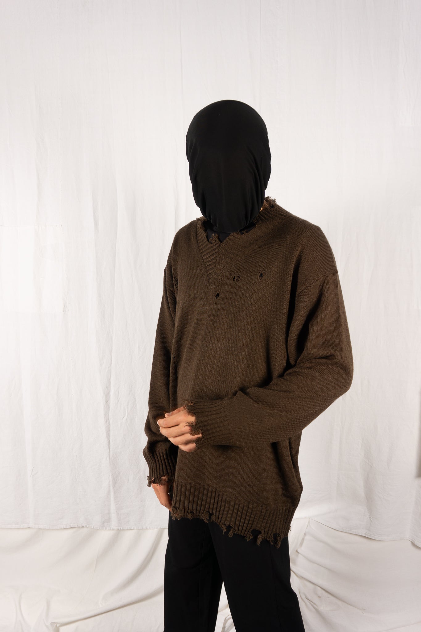 S'yte yohji yamamoto distressed sweater